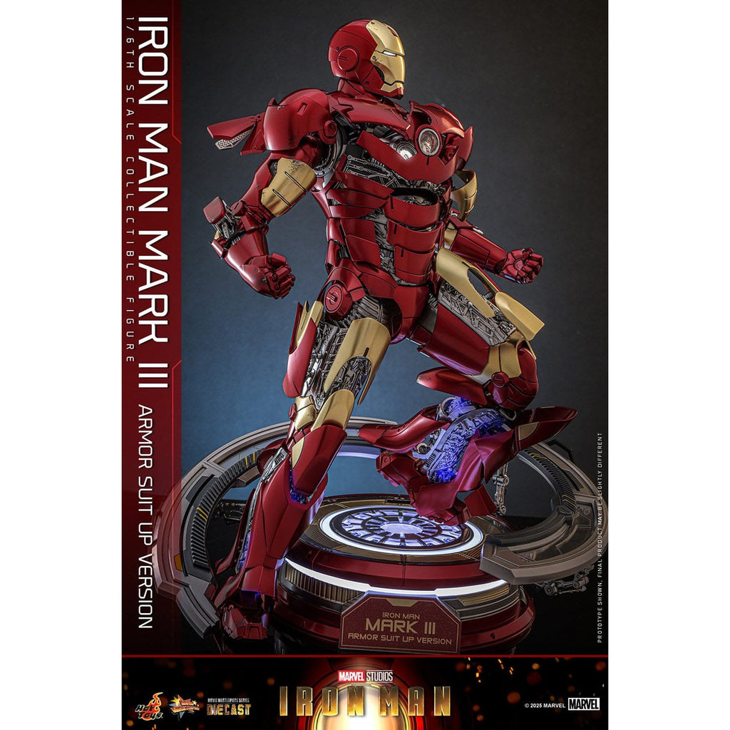 Produktbild Iron Man Mark III (Armor Suit Up Version) Masterpiece Actionfigur 1:6 - Iron Man