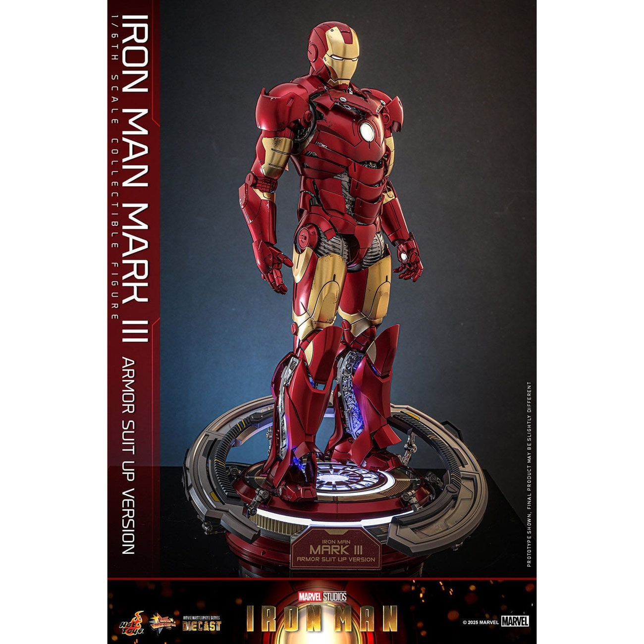 Produktbild Iron Man Mark III (Armor Suit Up Version) Masterpiece Actionfigur 1:6 - Iron Man