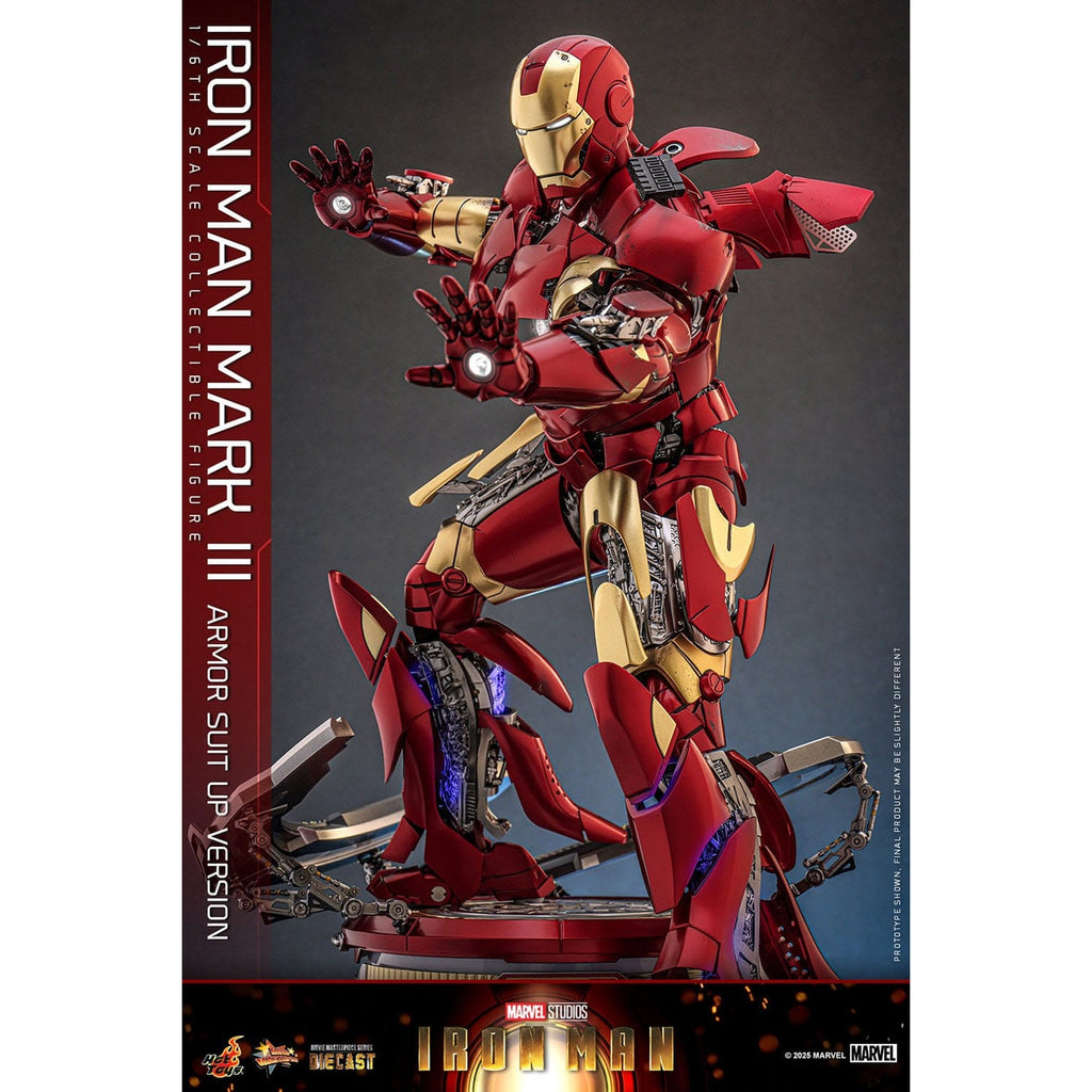 Produktbild Iron Man Mark III (Armor Suit Up Version) Masterpiece Actionfigur 1:6 - Iron Man