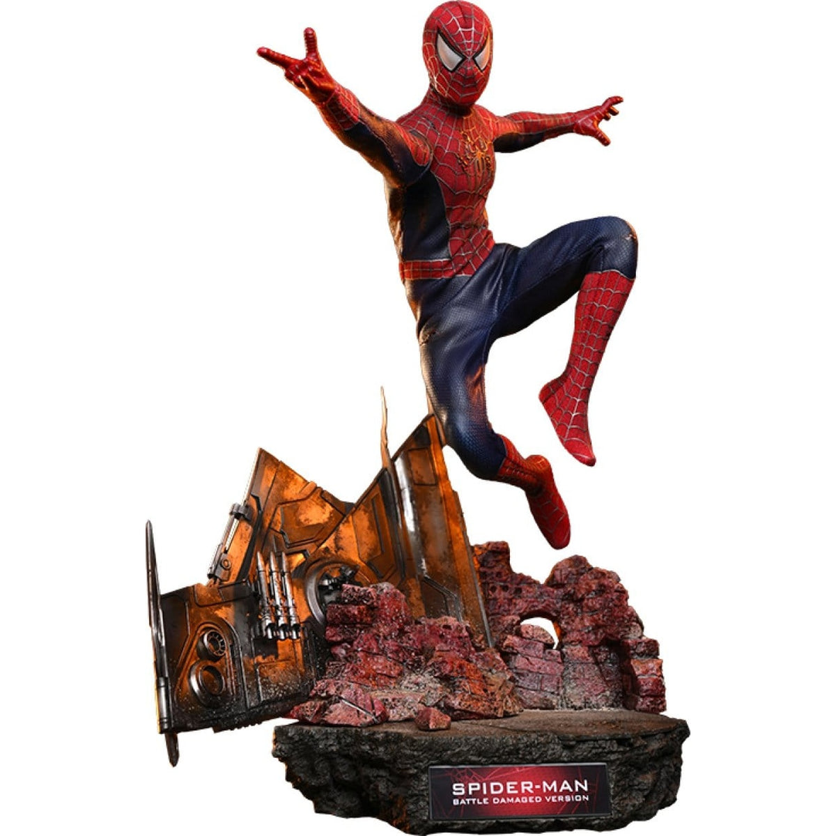 Produktbild Marvel - Spider-Man Masterpiece Actionfigur 1:6 Battle Damaged Version