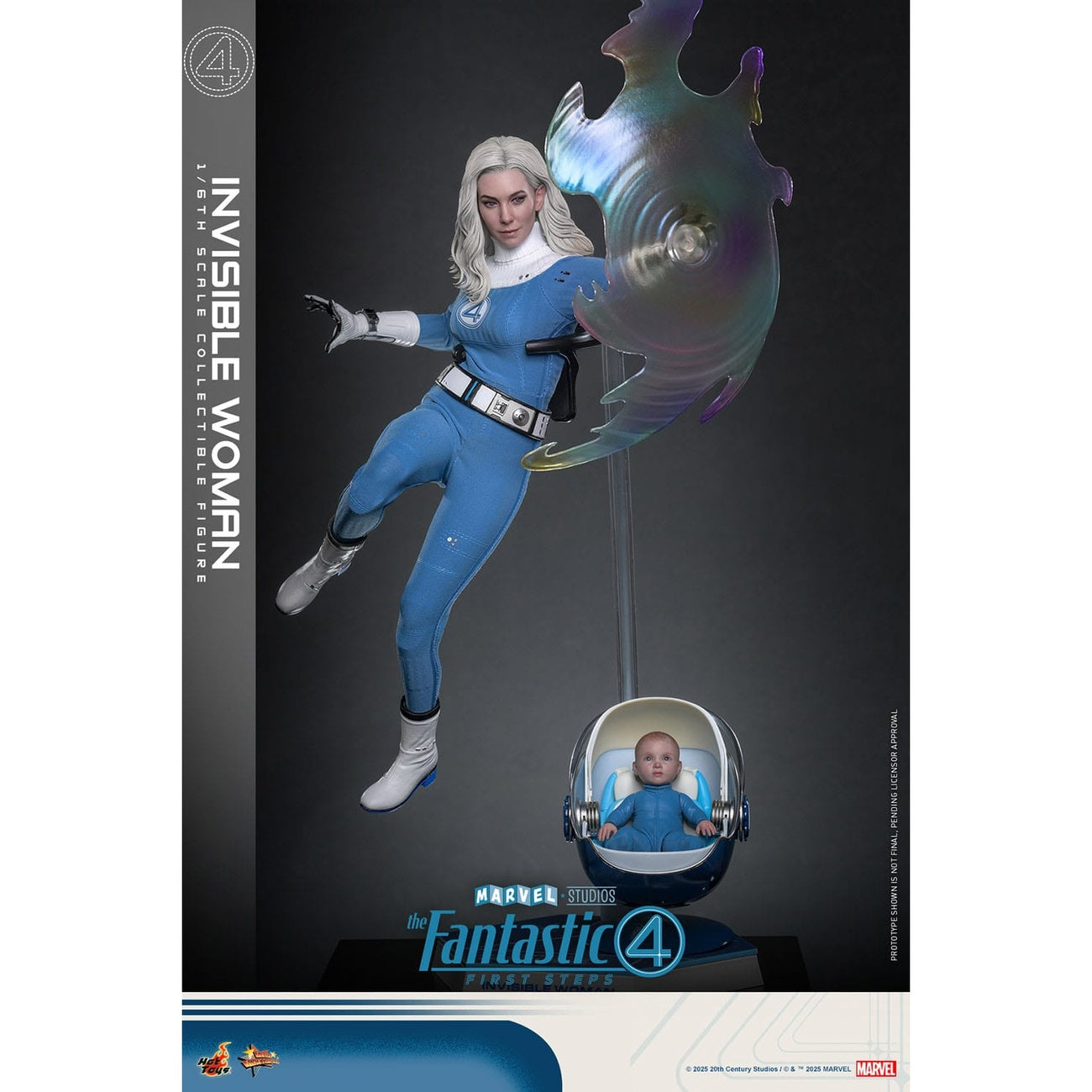 Produktbild The Fantastic Four: First Steps - Invisible Woman Masterpiece Actionfigur 1:6