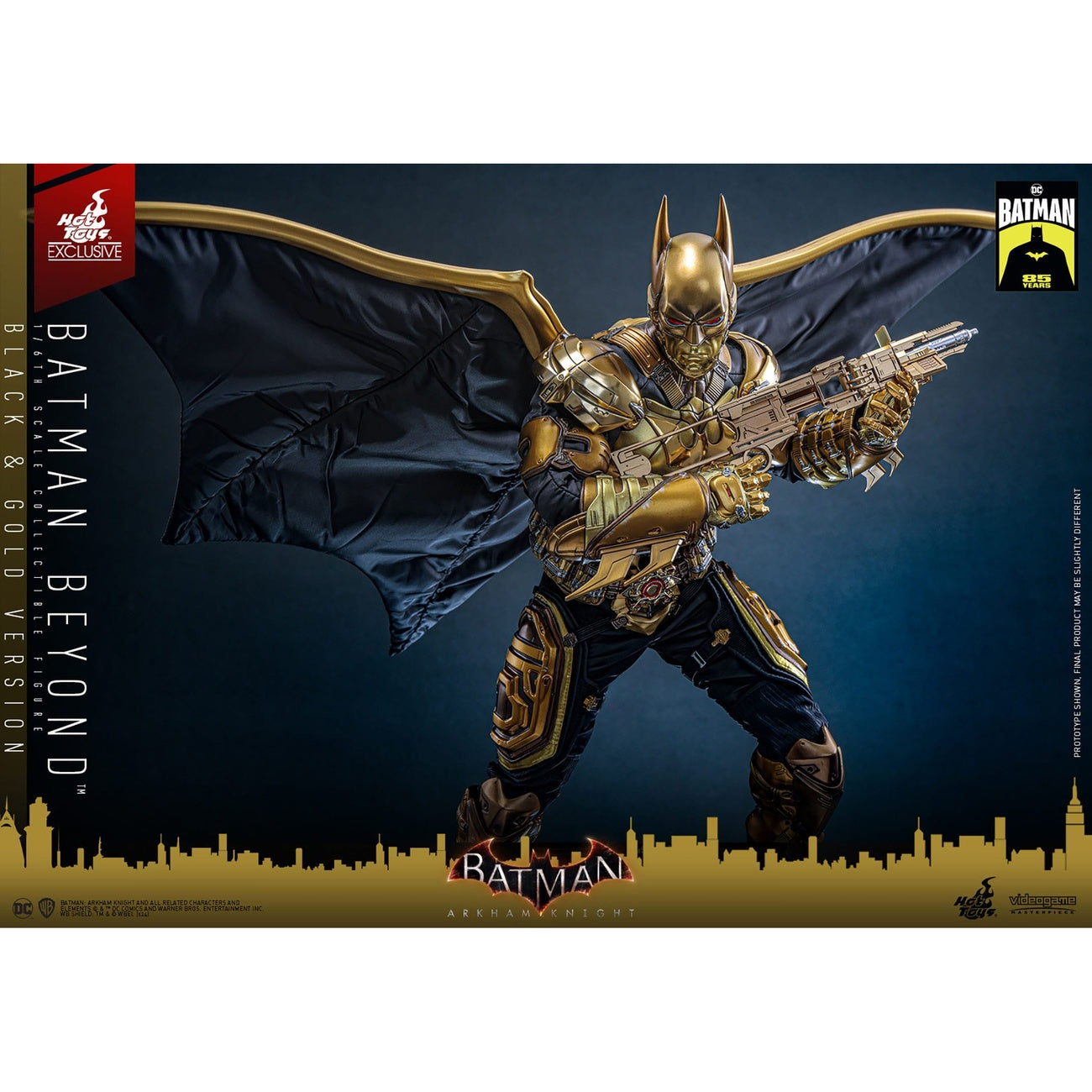 Produktbild Batman: Arkham Knight - Batman Beyond Masterpiece Actionfigur 1:6 Black & Gold Version