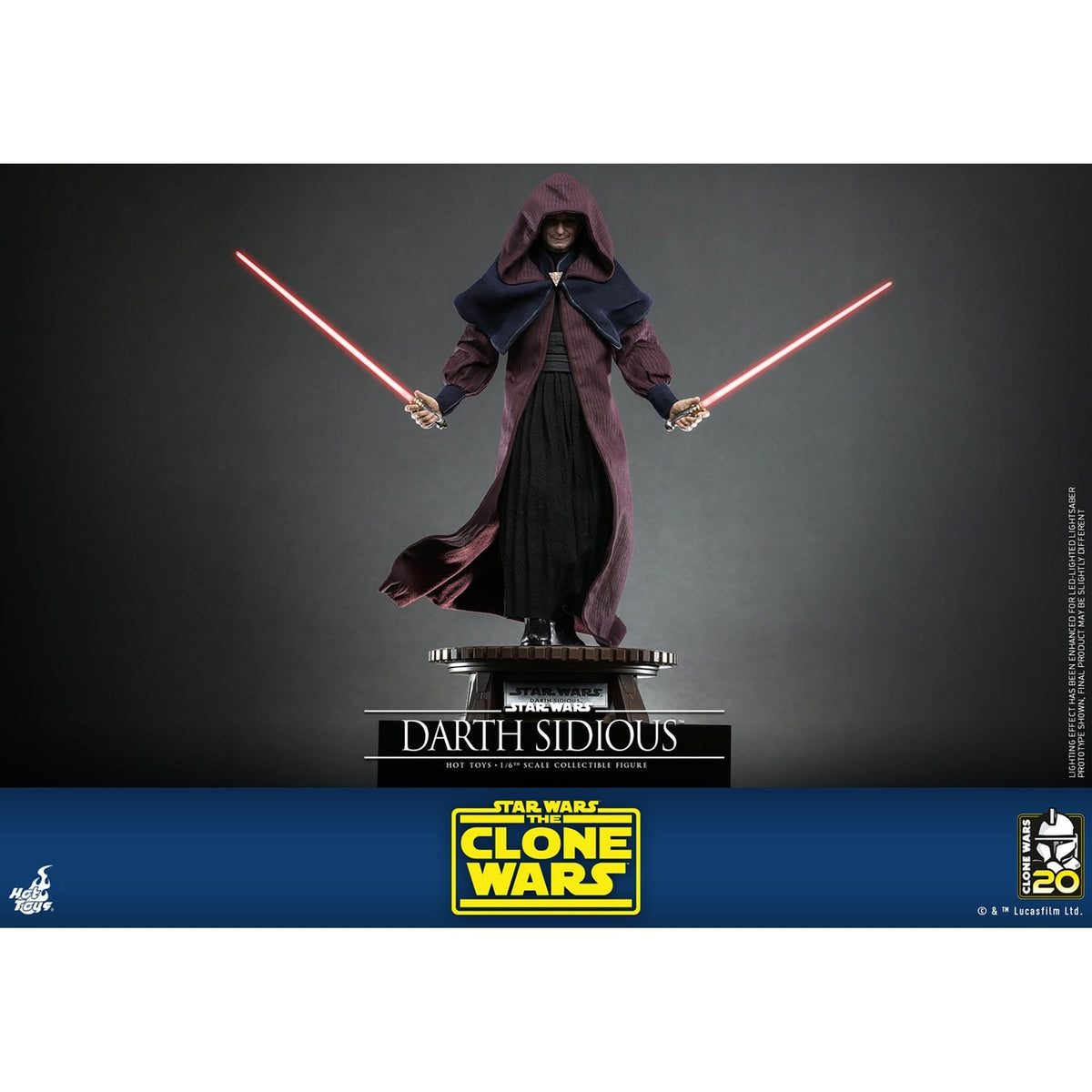 Product image Star Wars: The Clone Wars - Darth Sidious Action Figure 1:6