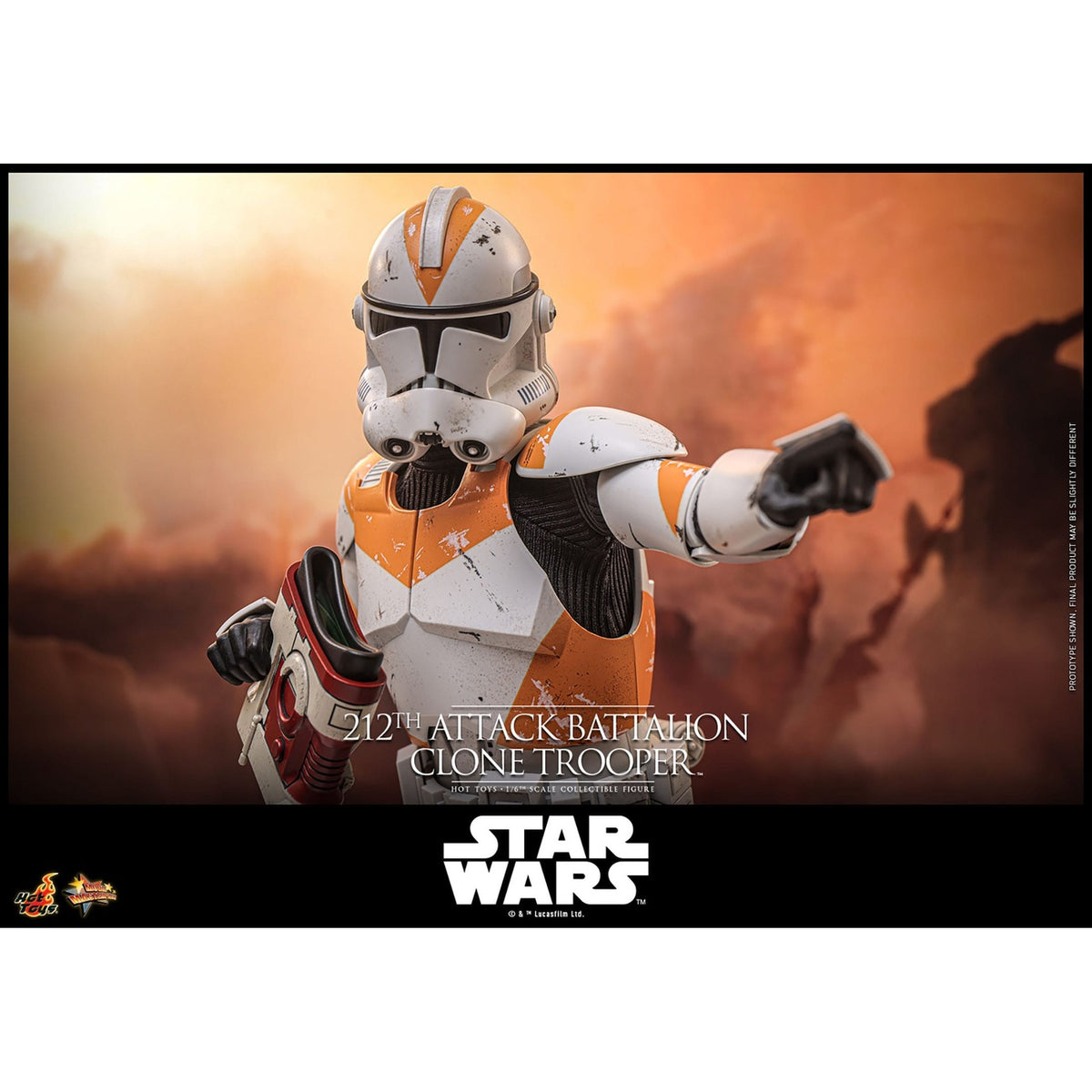Produktbild Star Wars: The Clone - 212th Attack Battalion Clone Trooper Actionfigur 1:6