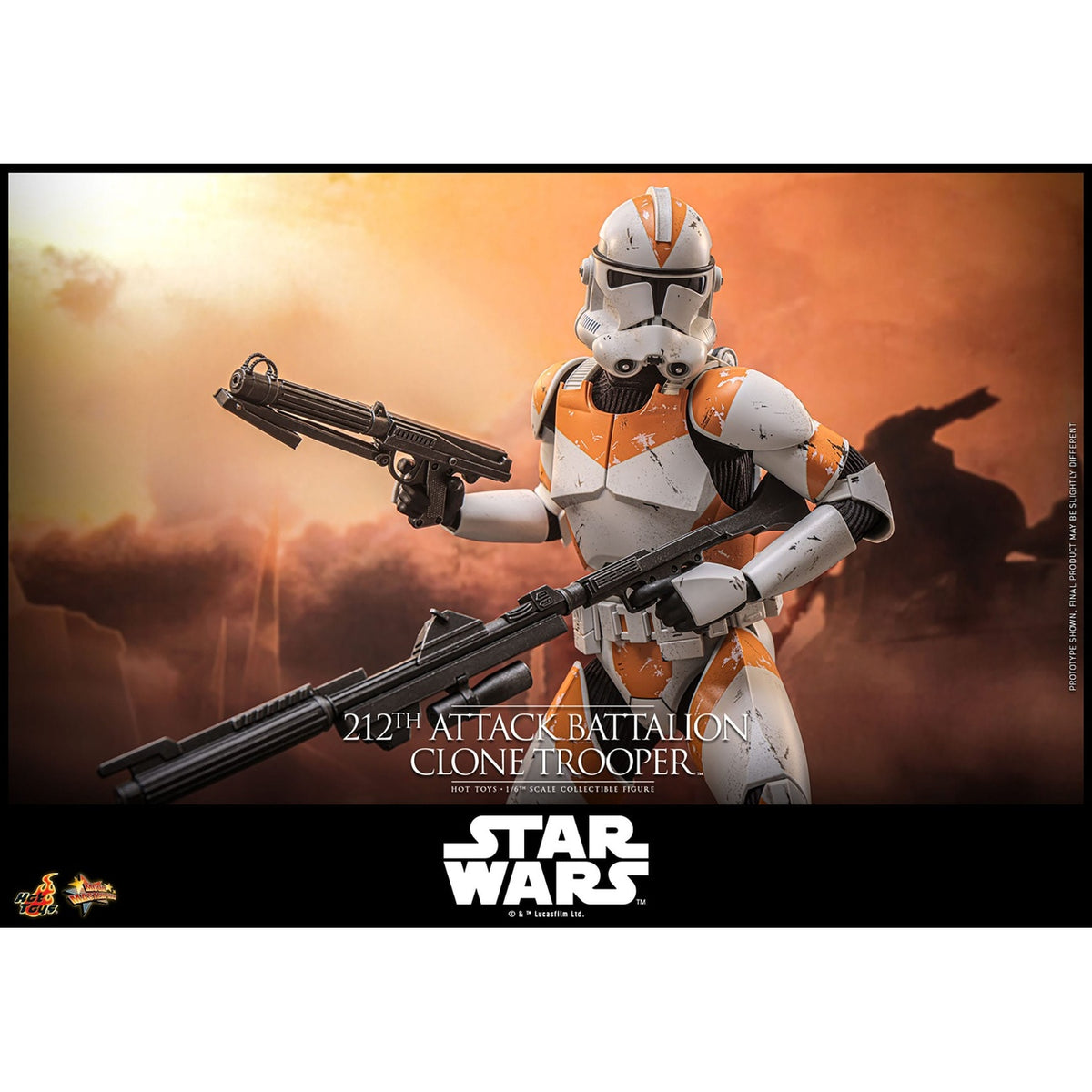 Produktbild Star Wars: The Clone - 212th Attack Battalion Clone Trooper Actionfigur 1:6