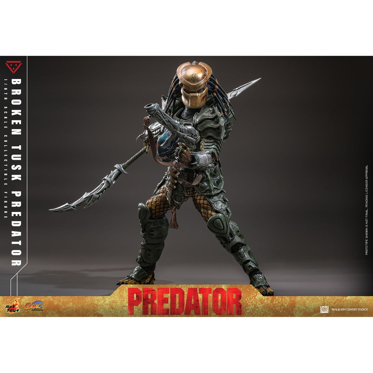 Produktbild Alien vs. Predator - Broken Tusk Predator Masterpiece Actionfigur 1:6