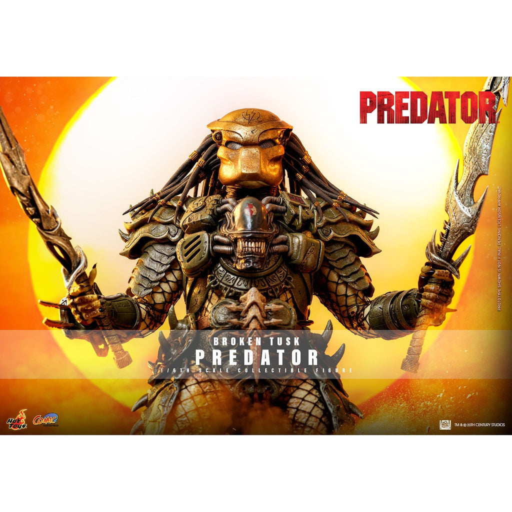 Produktbild Alien vs. Predator - Broken Tusk Predator Masterpiece Actionfigur 1:6