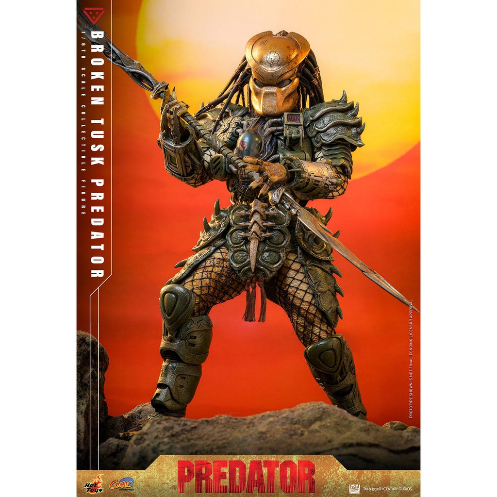 Produktbild Alien vs. Predator - Broken Tusk Predator Masterpiece Actionfigur 1:6