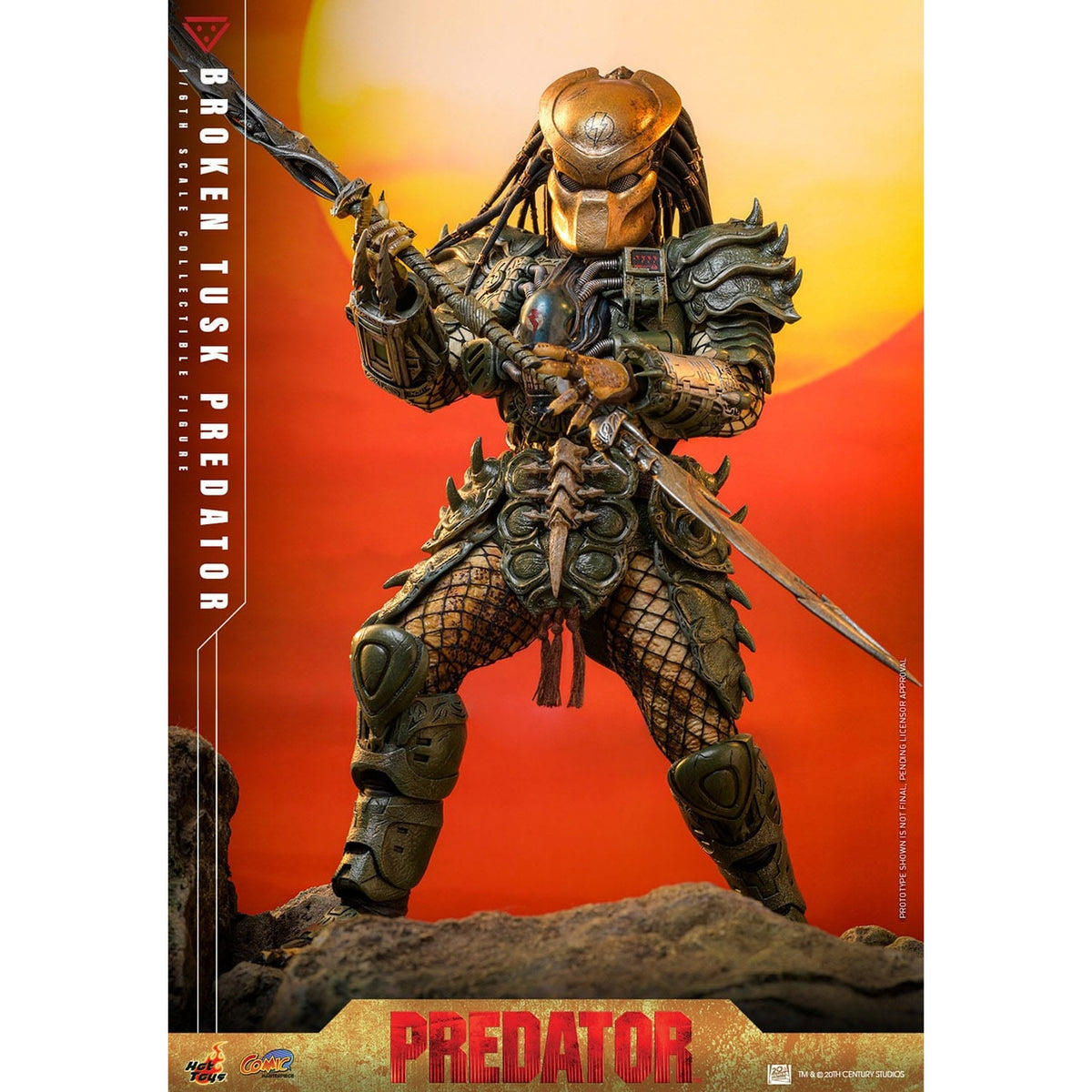 Produktbild Alien vs. Predator - Broken Tusk Predator Masterpiece Actionfigur 1:6