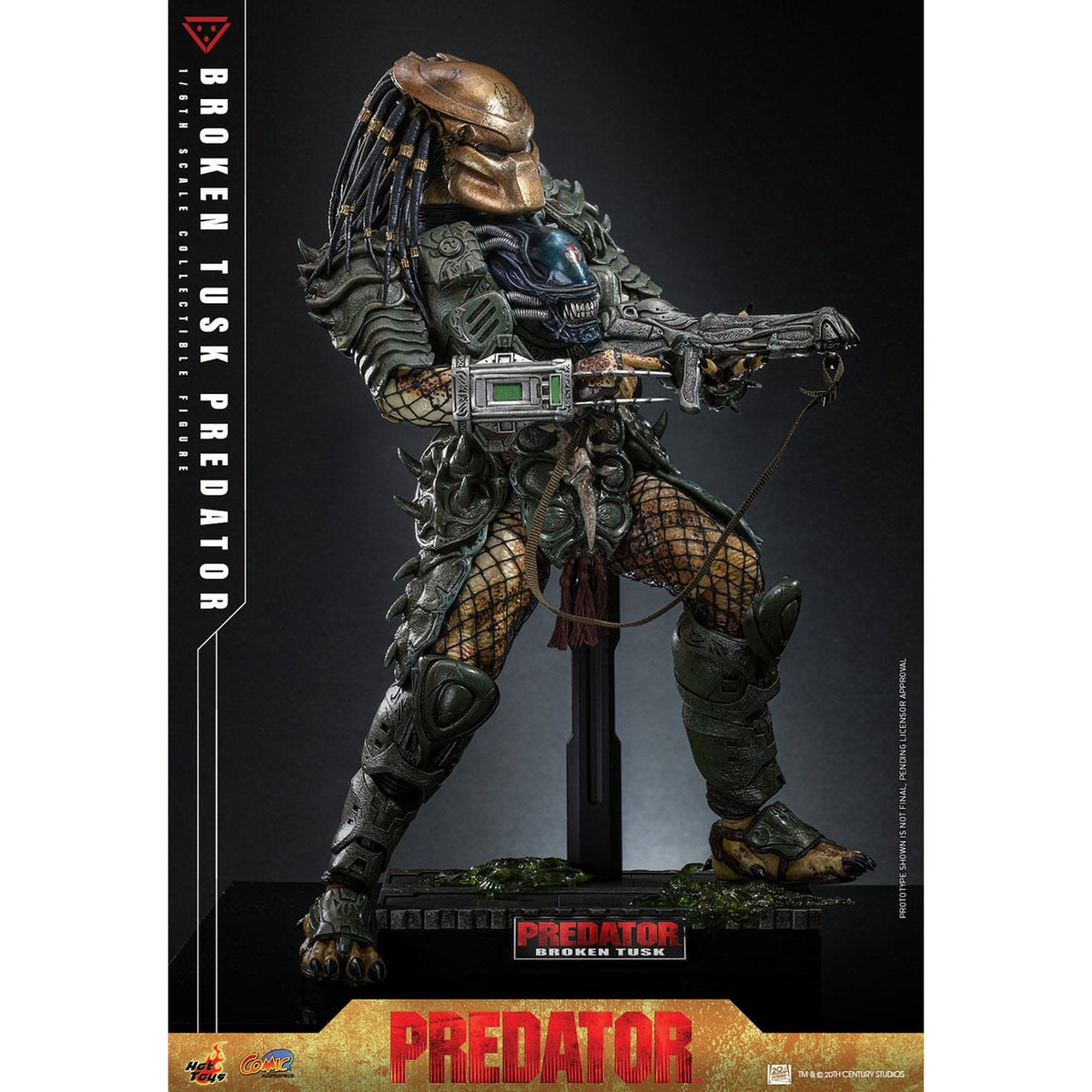 Produktbild Alien vs. Predator - Broken Tusk Predator Masterpiece Actionfigur 1:6