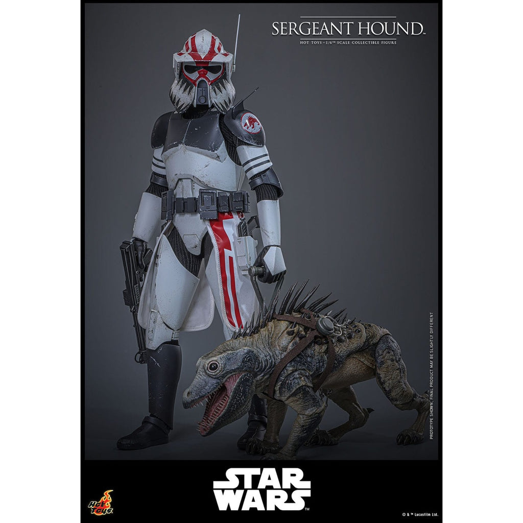 Produktbild Star Wars: The Clone Wars - Sergeant Hound Actionfigur 1:6