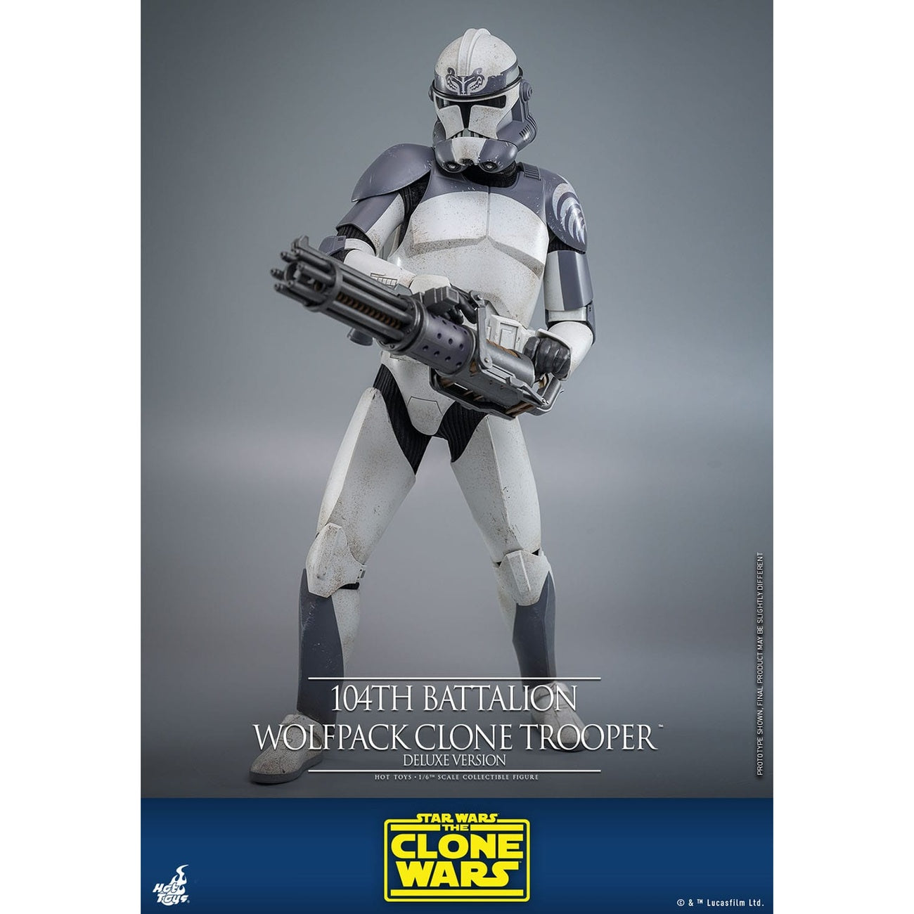Produktbild Star Wars: The Clone Wars - 104th Battalion Wolfpack Clone Trooper Actionfigur 1:6