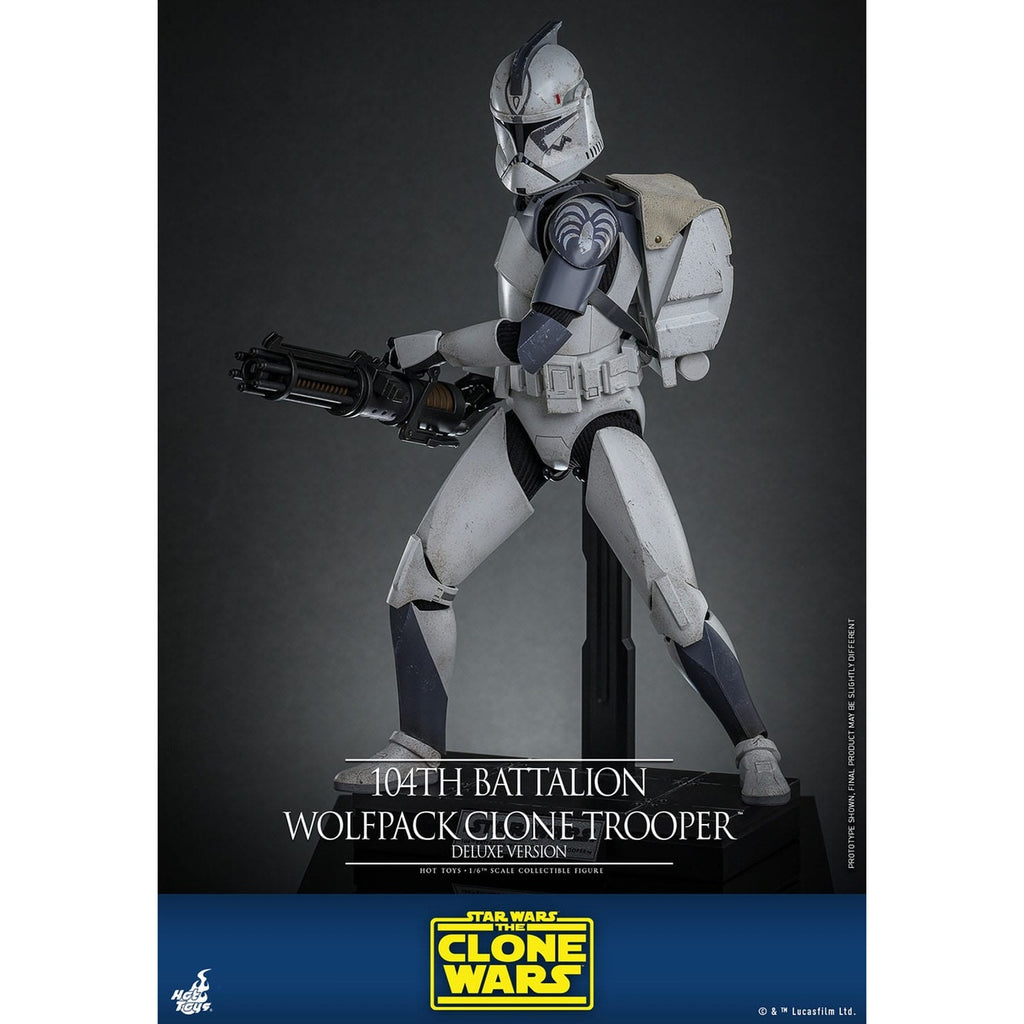 Produktbild Star Wars: The Clone Wars - 104th Battalion Wolfpack Clone Trooper Actionfigur 1:6