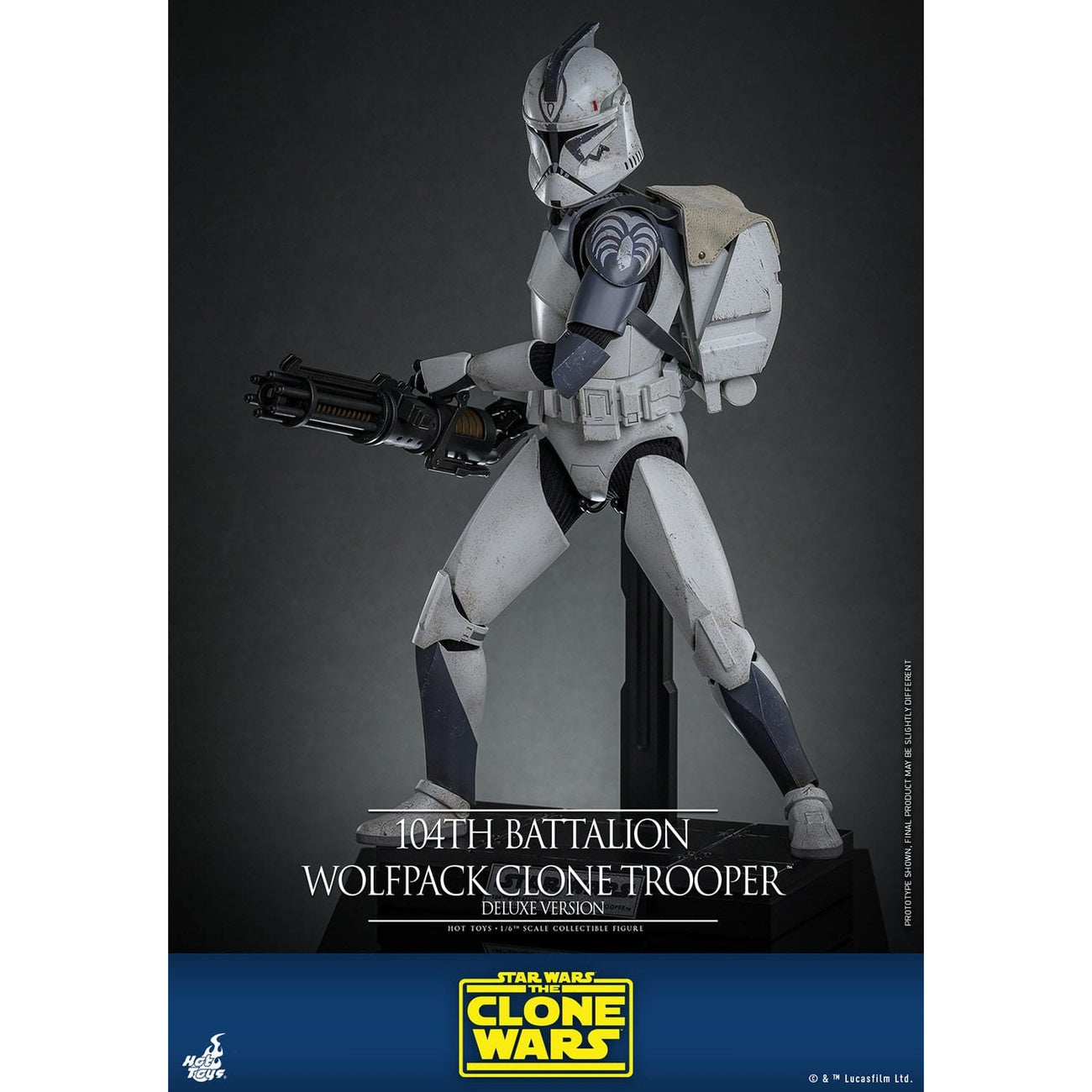 Produktbild Star Wars: The Clone Wars - 104th Battalion Wolfpack Clone Trooper Actionfigur 1:6