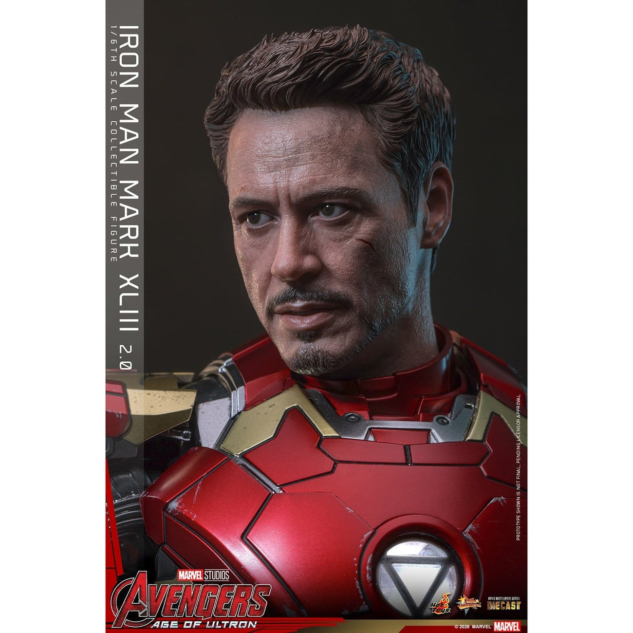 Produktbild Avengers: Age of Ultron - Iron Man Mark XLIII Masterpiece Diecast Actionfigur 1:6