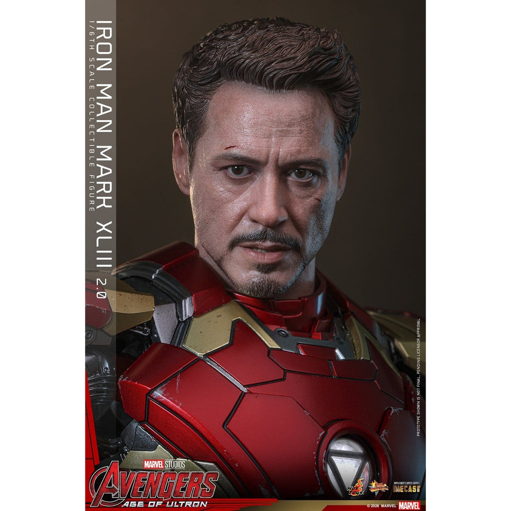 Produktbild Avengers: Age of Ultron - Iron Man Mark XLIII Masterpiece Diecast Actionfigur 1:6