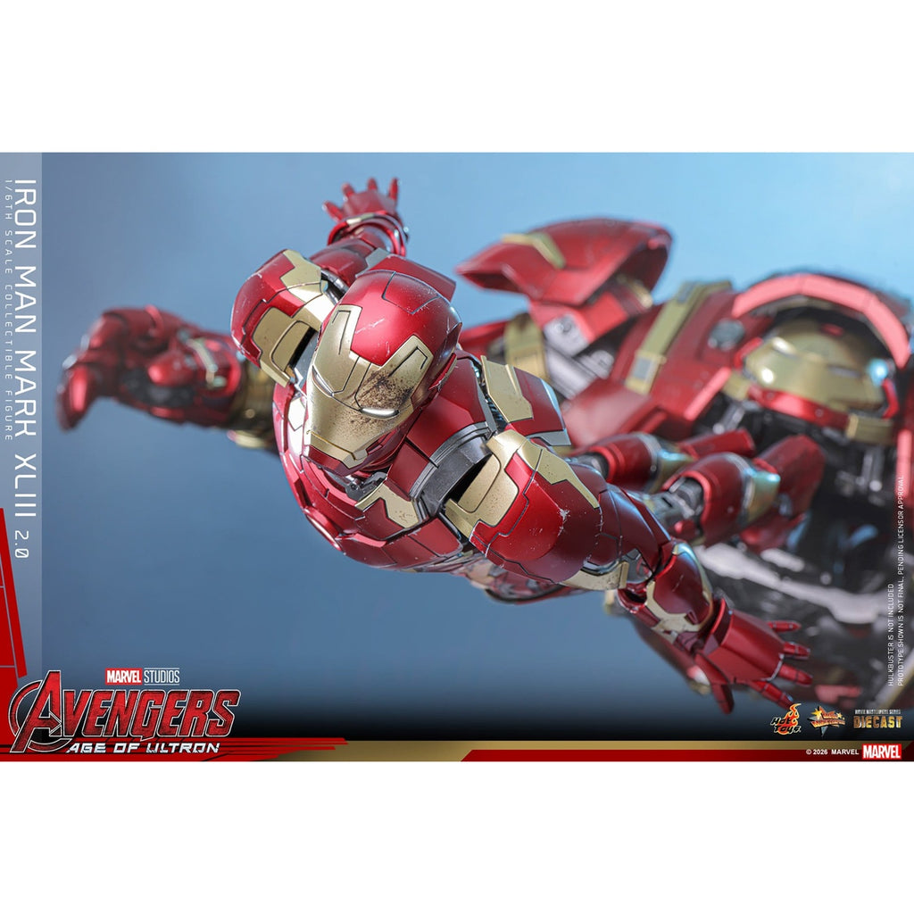 Produktbild Avengers: Age of Ultron - Iron Man Mark XLIII Masterpiece Diecast Actionfigur 1:6