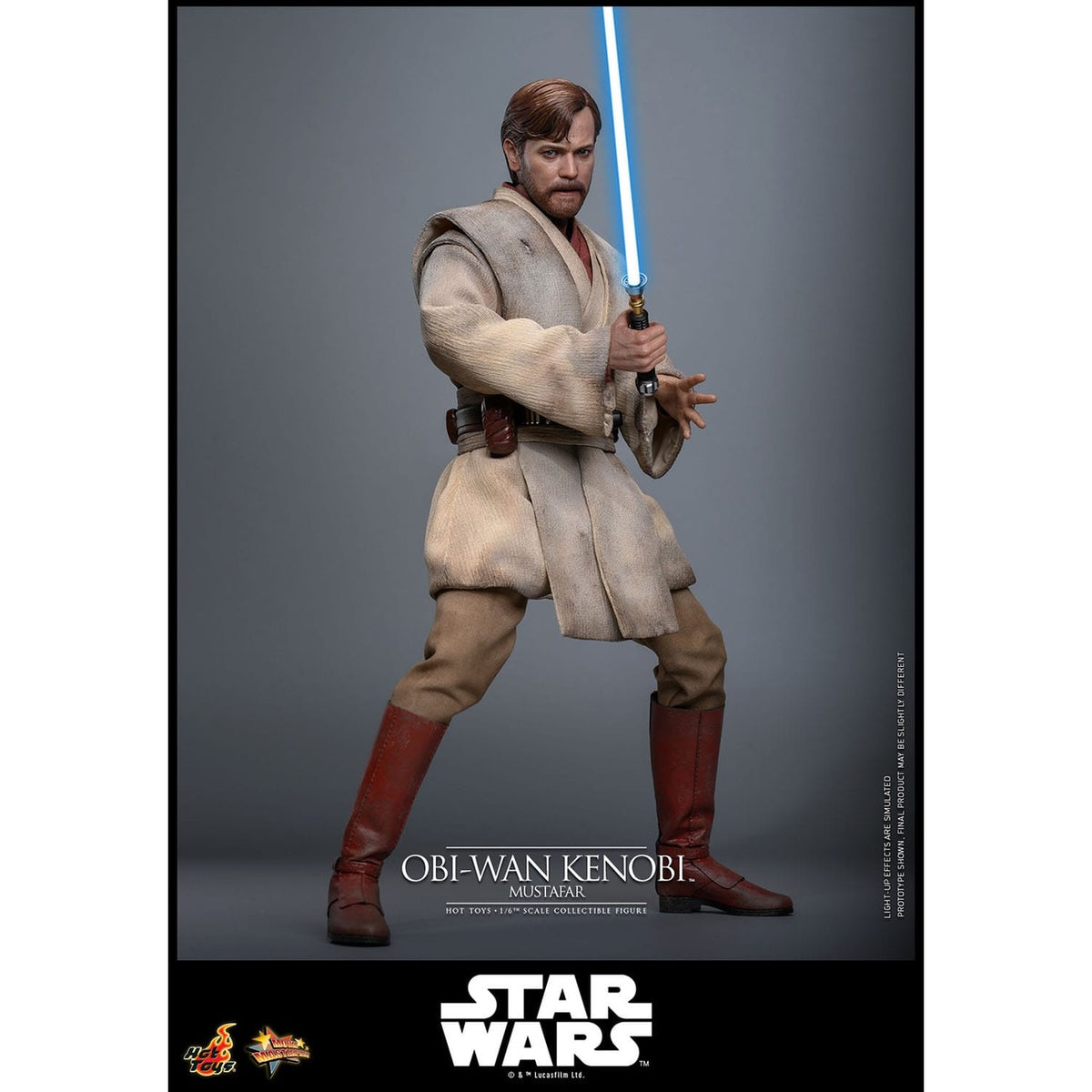 Product image Star Wars Episode III: Revenge of the Sith – Obi-Wan Kenobi (Mustafar) Masterpiece 1:6 Scale Action Figure