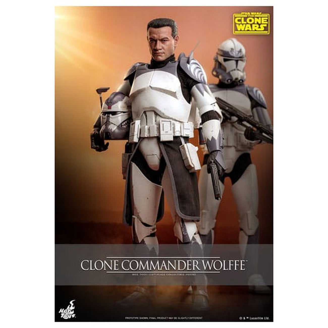 Produktbild Star Wars: The Clone Wars - Clone Commander Wolffe Actionfigur 1:6