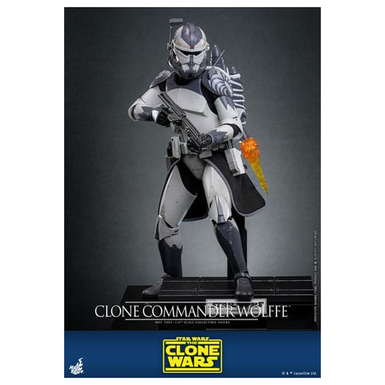 Produktbild Star Wars: The Clone Wars - Clone Commander Wolffe Actionfigur 1:6