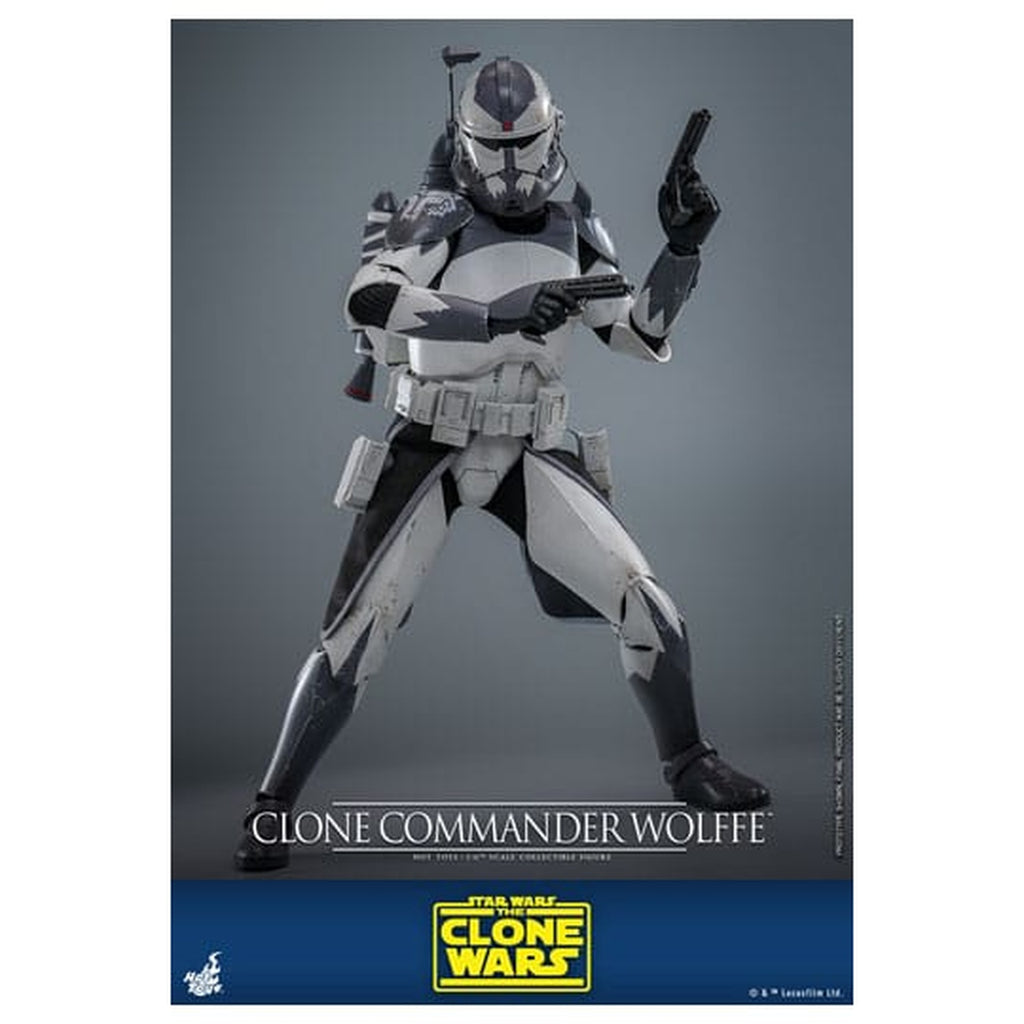 Produktbild Star Wars: The Clone Wars - Clone Commander Wolffe Actionfigur 1:6
