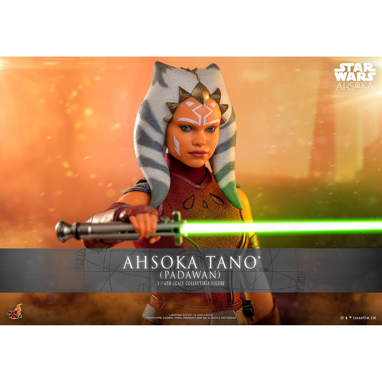 Produktbild Ahsoka Tano (Padawan) Actionfigur 1:6 - Star Wars: Ahsoka