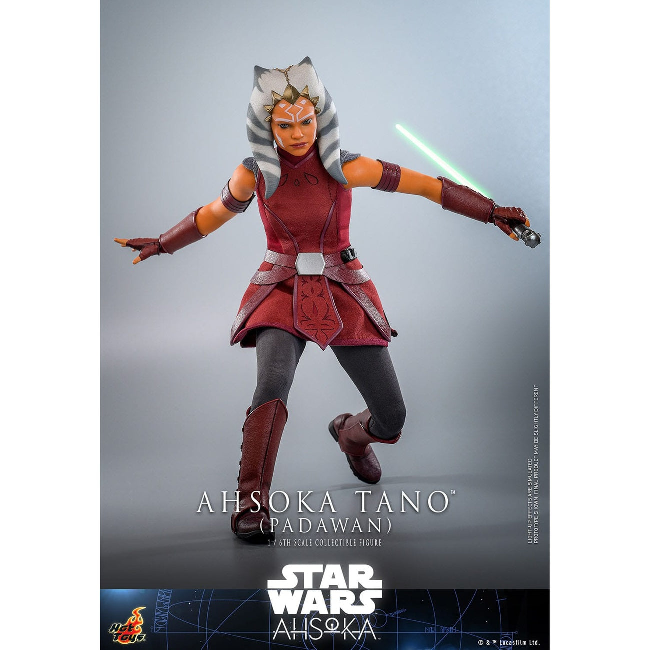 Produktbild Ahsoka Tano (Padawan) Actionfigur 1:6 - Star Wars: Ahsoka