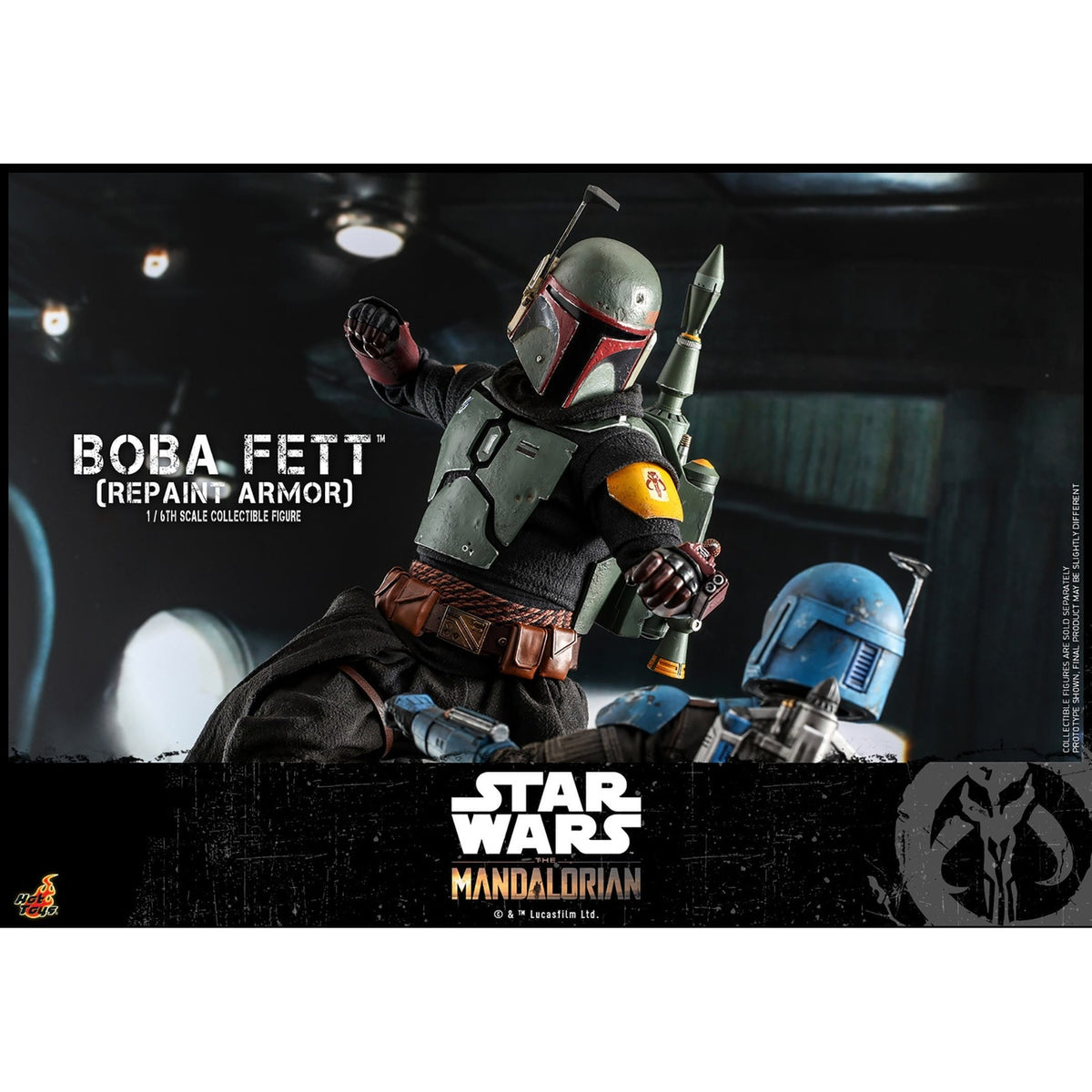 Produktbild Star Wars: The Mandalorian - Boba Fett Actionfigur 1:6 Repaint Armor Special Edition