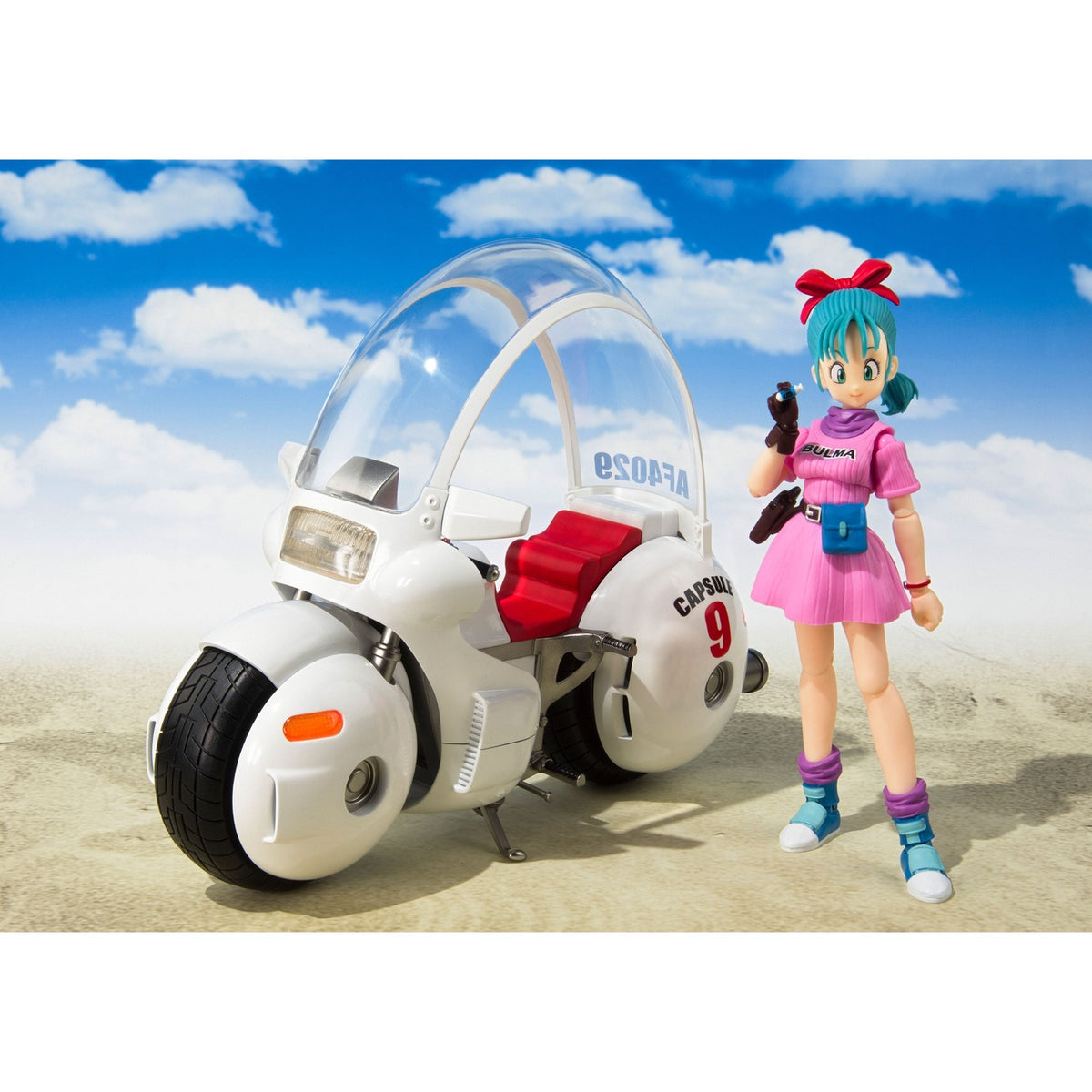 Produktbild Dragon Ball - Bulma mit Hoipoi Kapsel Nr. 9 S.H. Figuarts Set