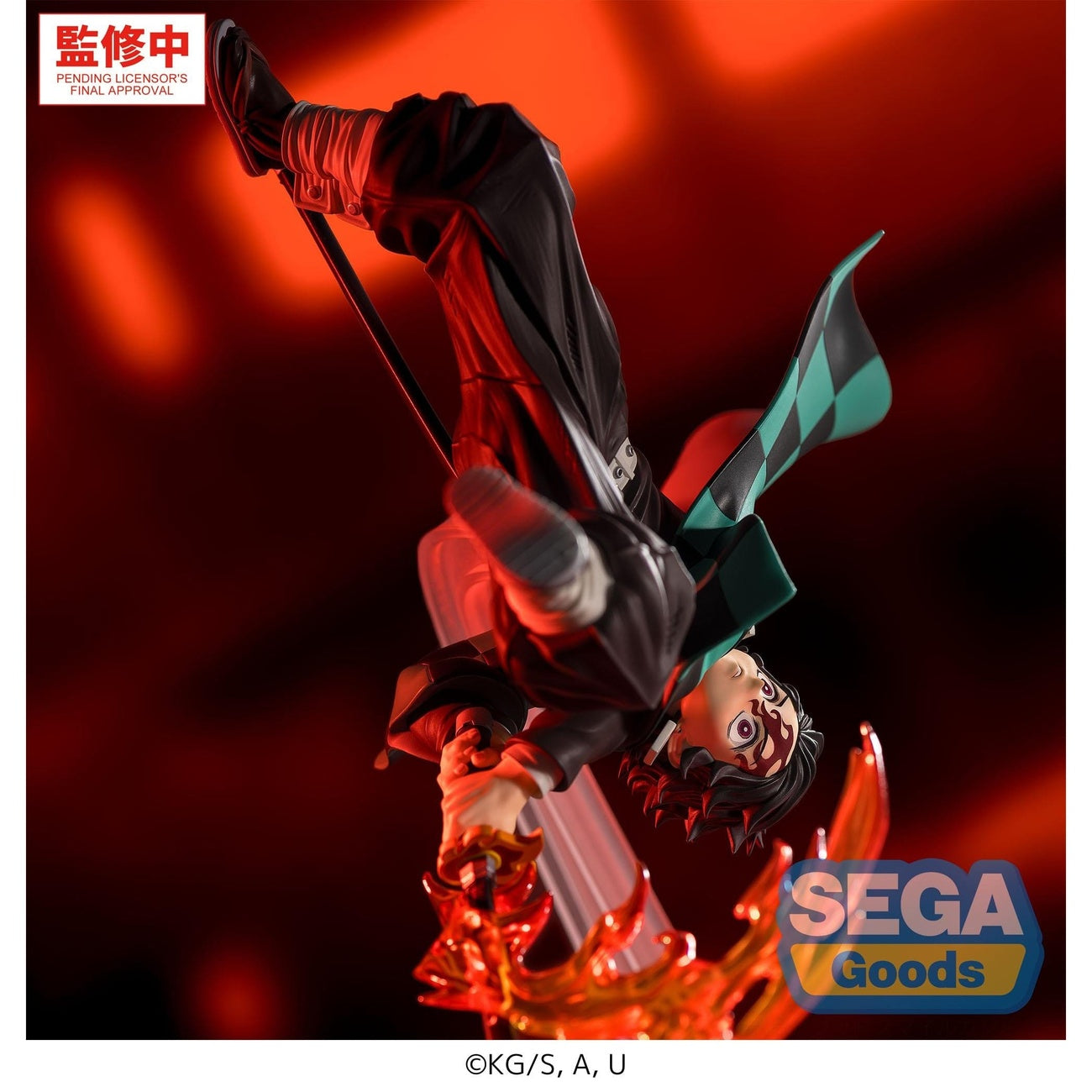 Produktbild Demon Slayer - Tanjiro Kamado Figur Hinokami Kagura Setting Sun Transformation