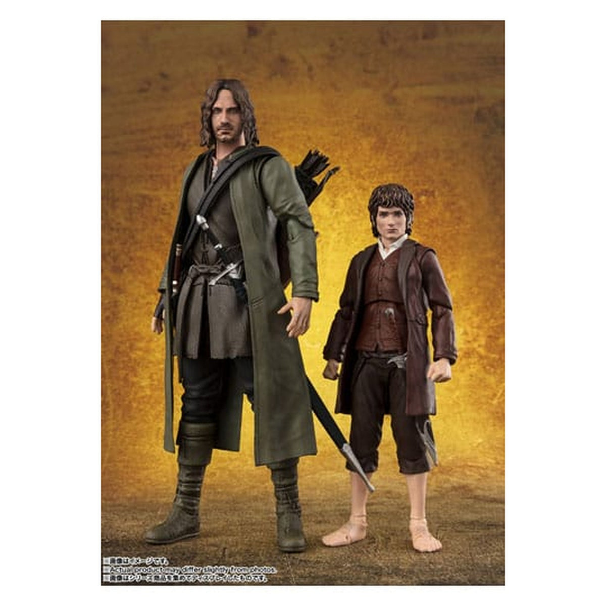 Produktbild Der Herr der Ringe - Frodo Beutlin & Gollum S.H. Figuarts Actionfiguren Set