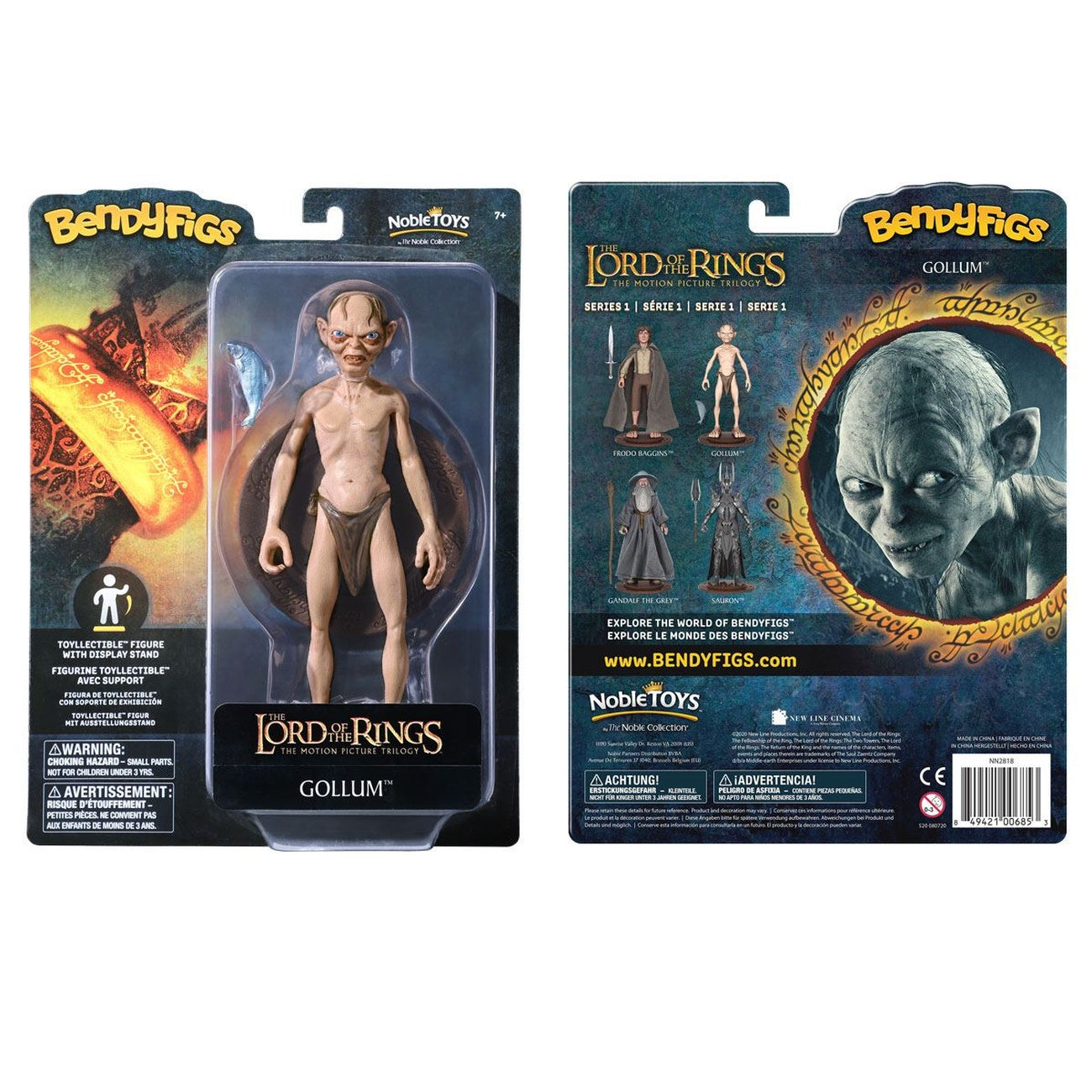 Produktbild Der Herr der Ringe - Gollum Bendyfigs Figur