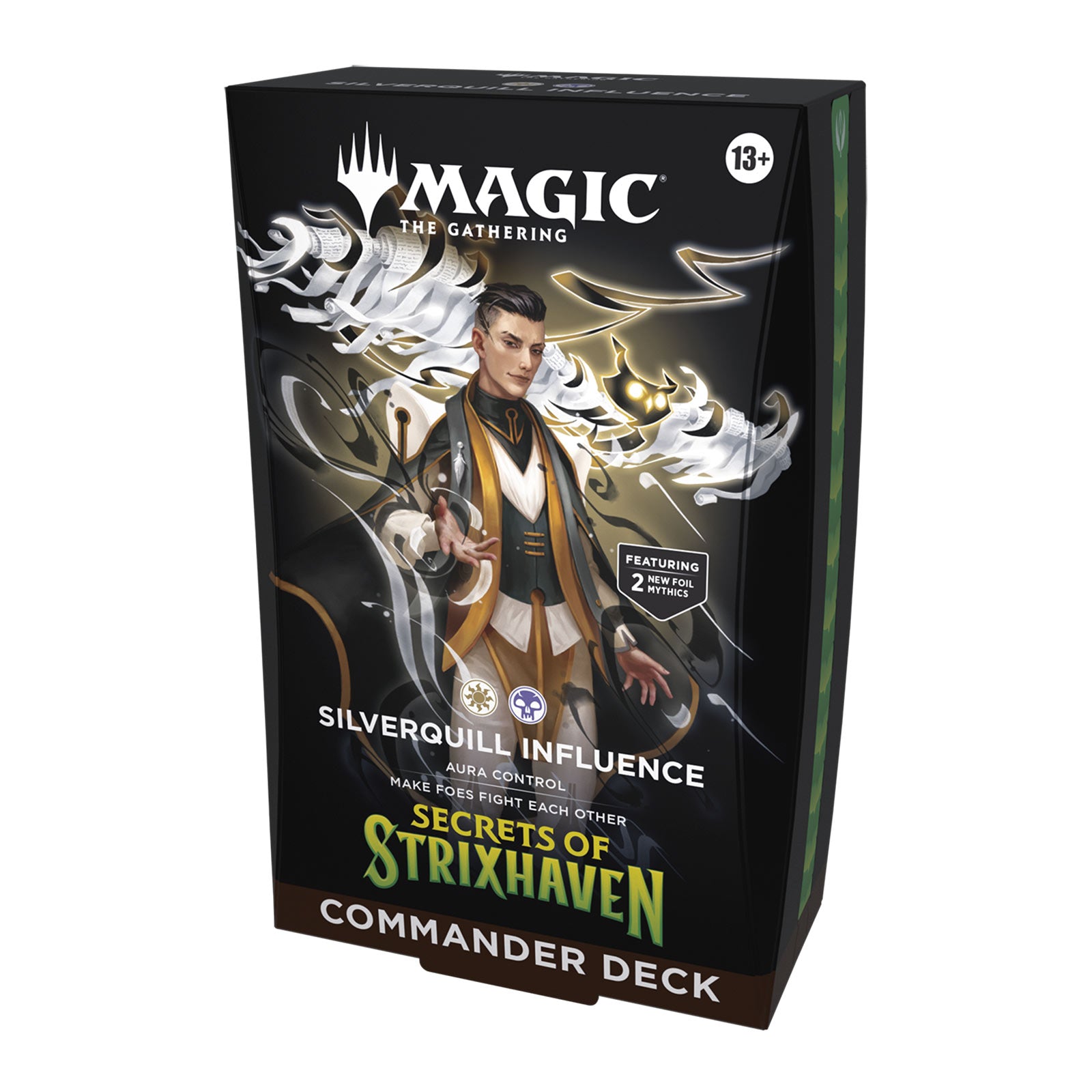 Produktbild Secret of Strixhaven Silverquill Influence Commander Deck englische Version - Magic The Gathering