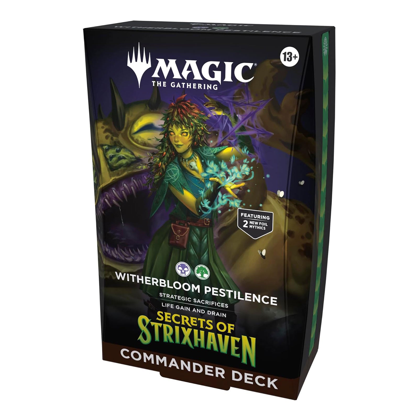 Produktbild Secret of Strixhaven Witherbloom Pestilence Commander Deck englische Version - Magic The Gathering