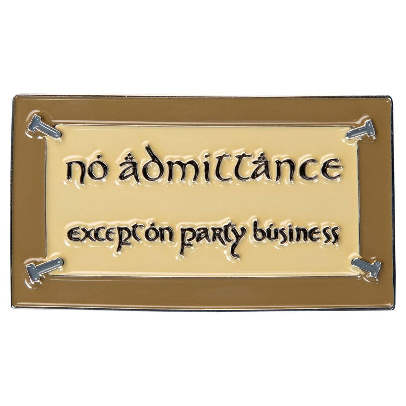 Produktbild Der Herr der Ringe - No Admittance Magnet