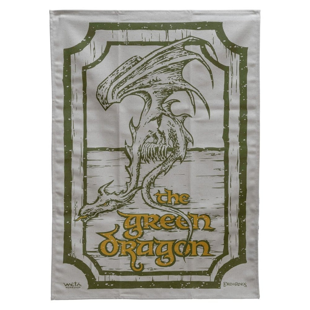 Produktbild Der Herr der Ringe - Grüner Drache und Pony Geschirrtuch 2er Set
