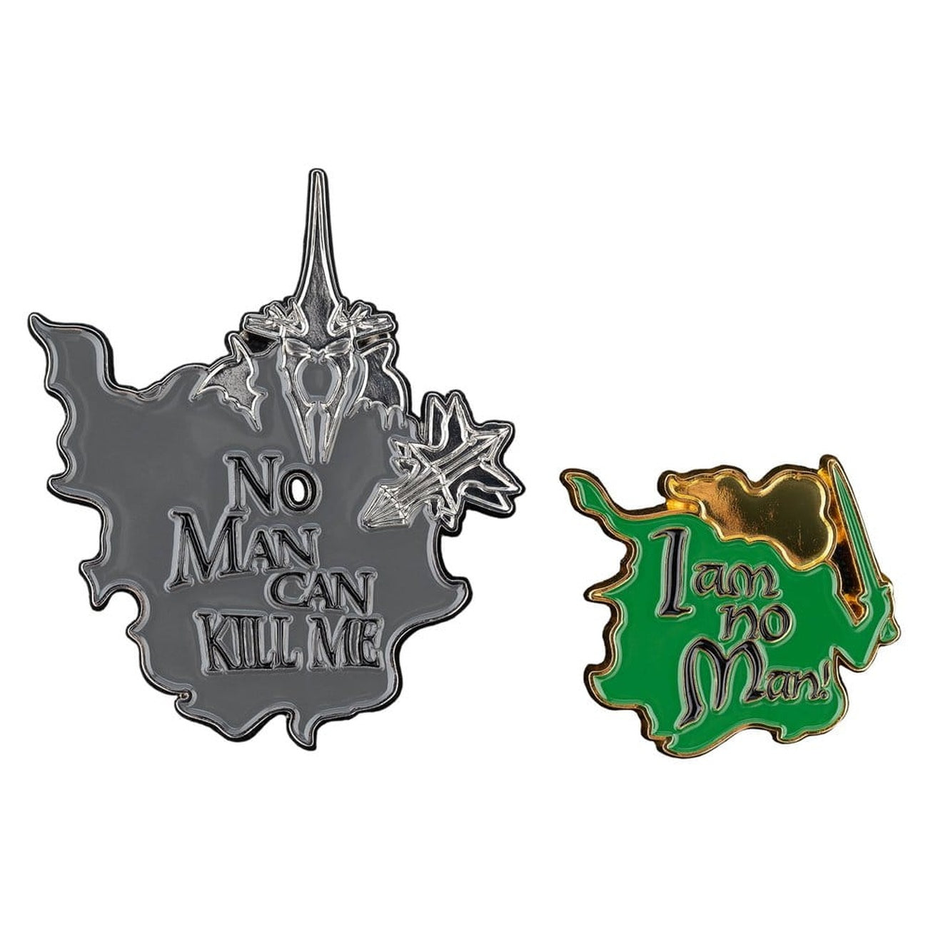 Product image The Lord of the Rings - No Man Can Kill Me & I Am No Man! Pin Set (2 pcs)