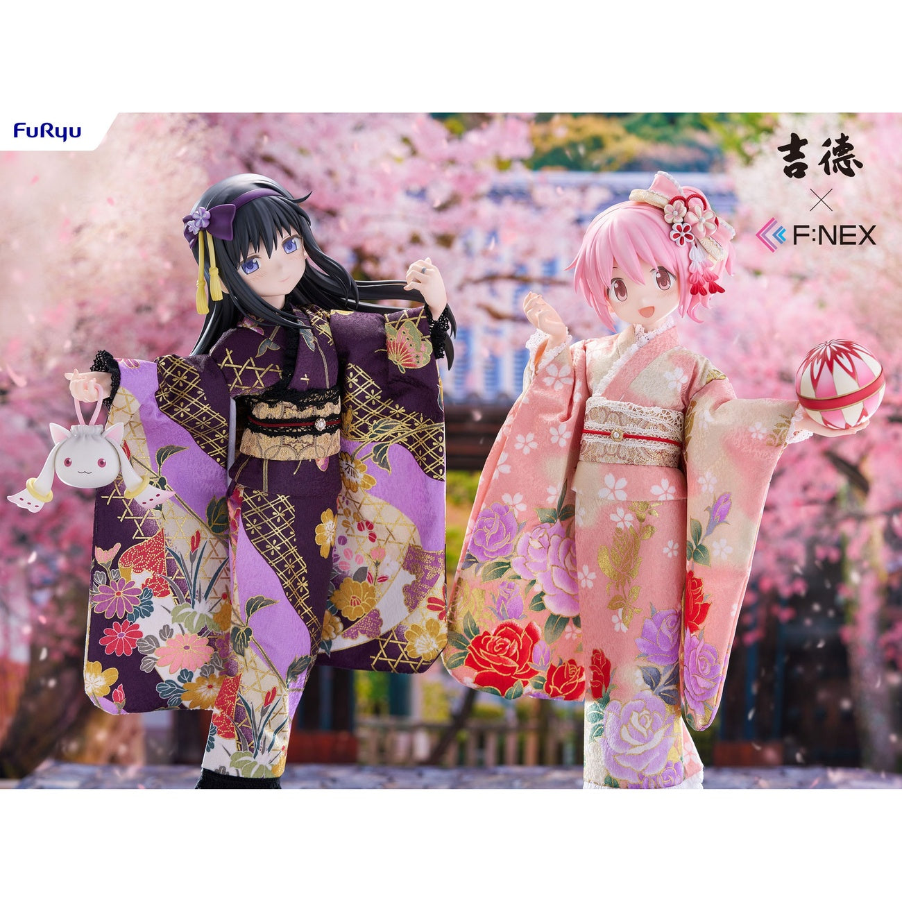 Produktbild Puella Magi Madoka Magica F:NEX PVC Statue 1/4 Rebellion Homura Akemi Japanese Doll 45 cm