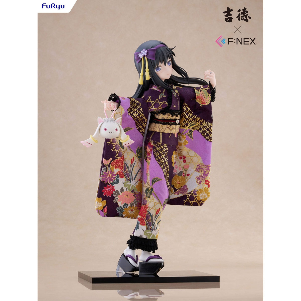 Produktbild Puella Magi Madoka Magica F:NEX PVC Statue 1/4 Rebellion Homura Akemi Japanese Doll 45 cm