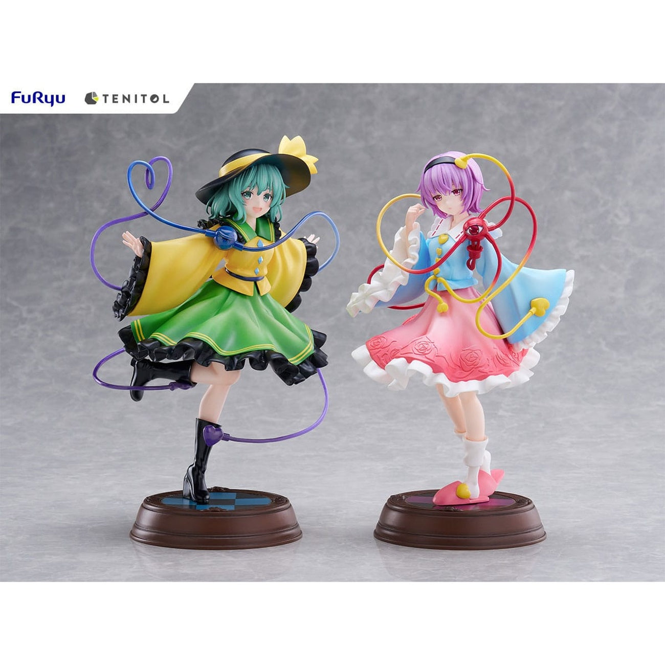 Produktbild Touhou Project Tenitol PVC Statue Koishi Komeiji & Satori Komeiji 22 cm