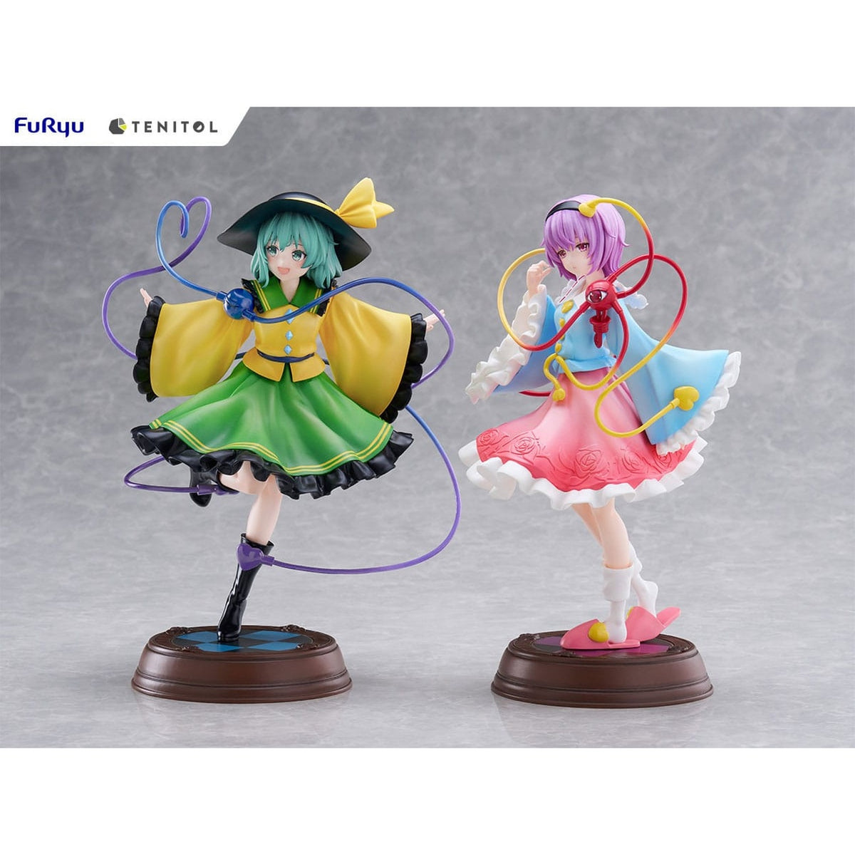 Produktbild Touhou Project Tenitol PVC Statue Koishi Komeiji & Satori Komeiji 22 cm