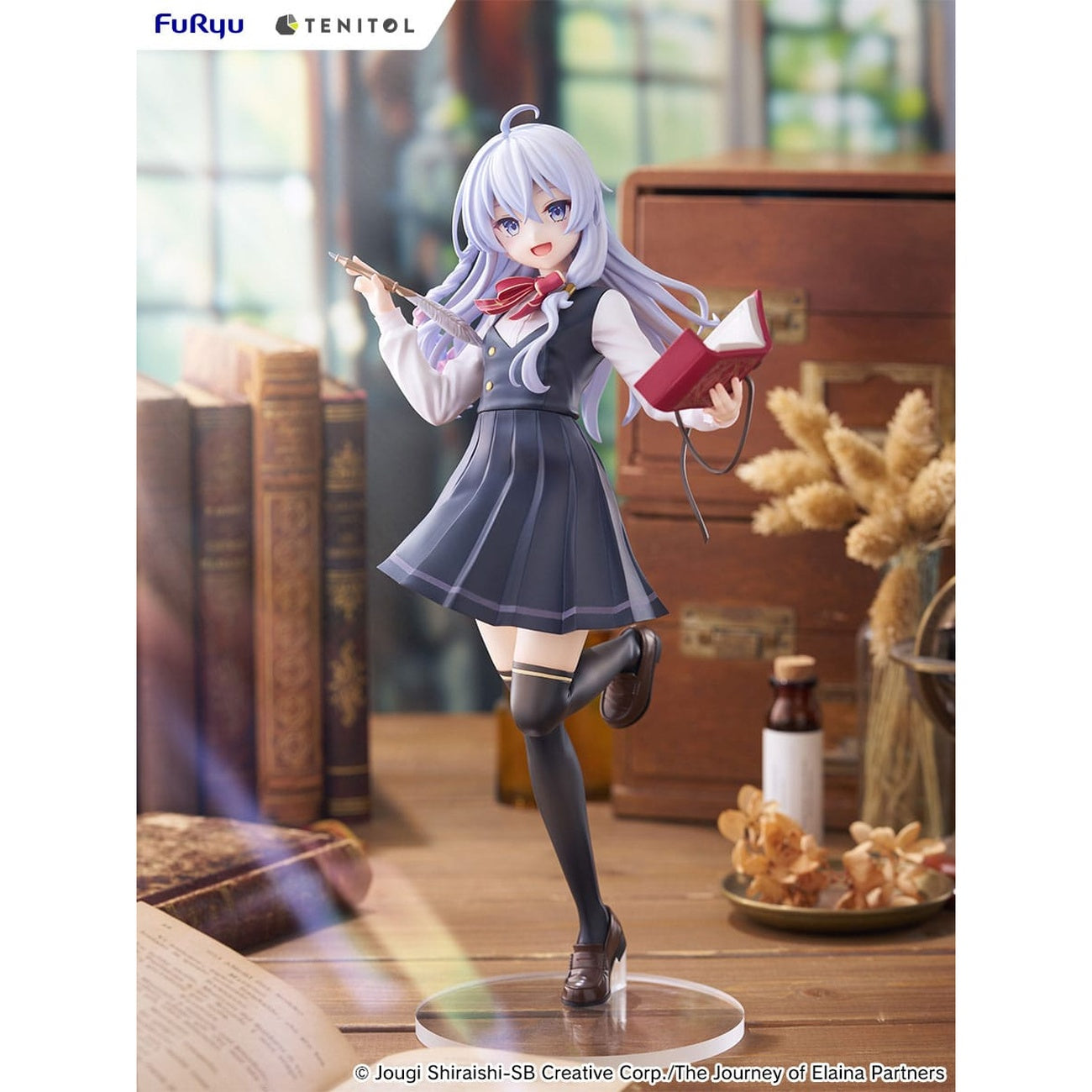 Produktbild Wandering Witch: The Journey of Elaina Tenitol Tall PVC Statue Elaina School Uniform Ver. 29 cm