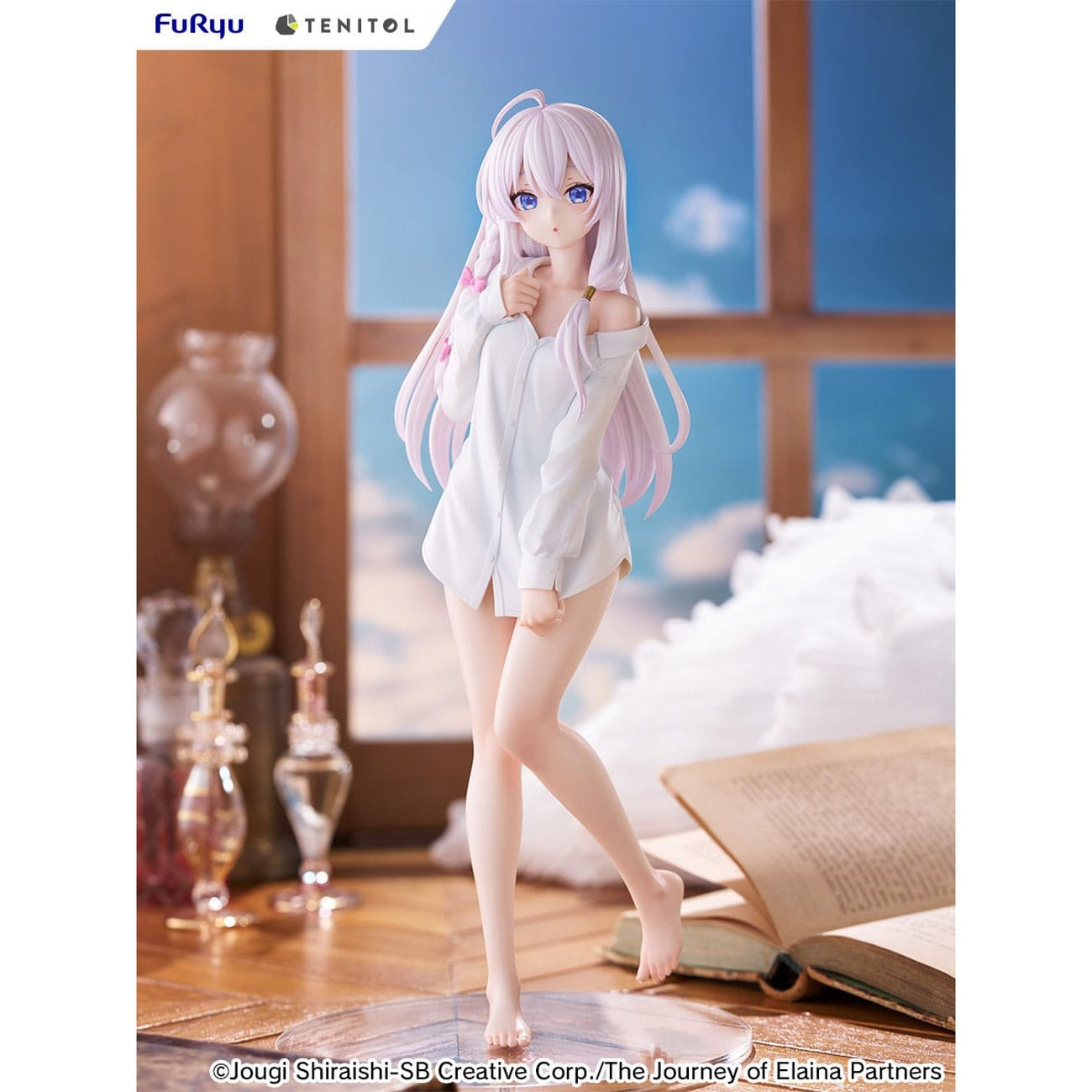 Produktbild Wandering Witch: The Journey of Elaina Tenitol Tall PVC Statue Elania Shirt Ver. 30 cm
