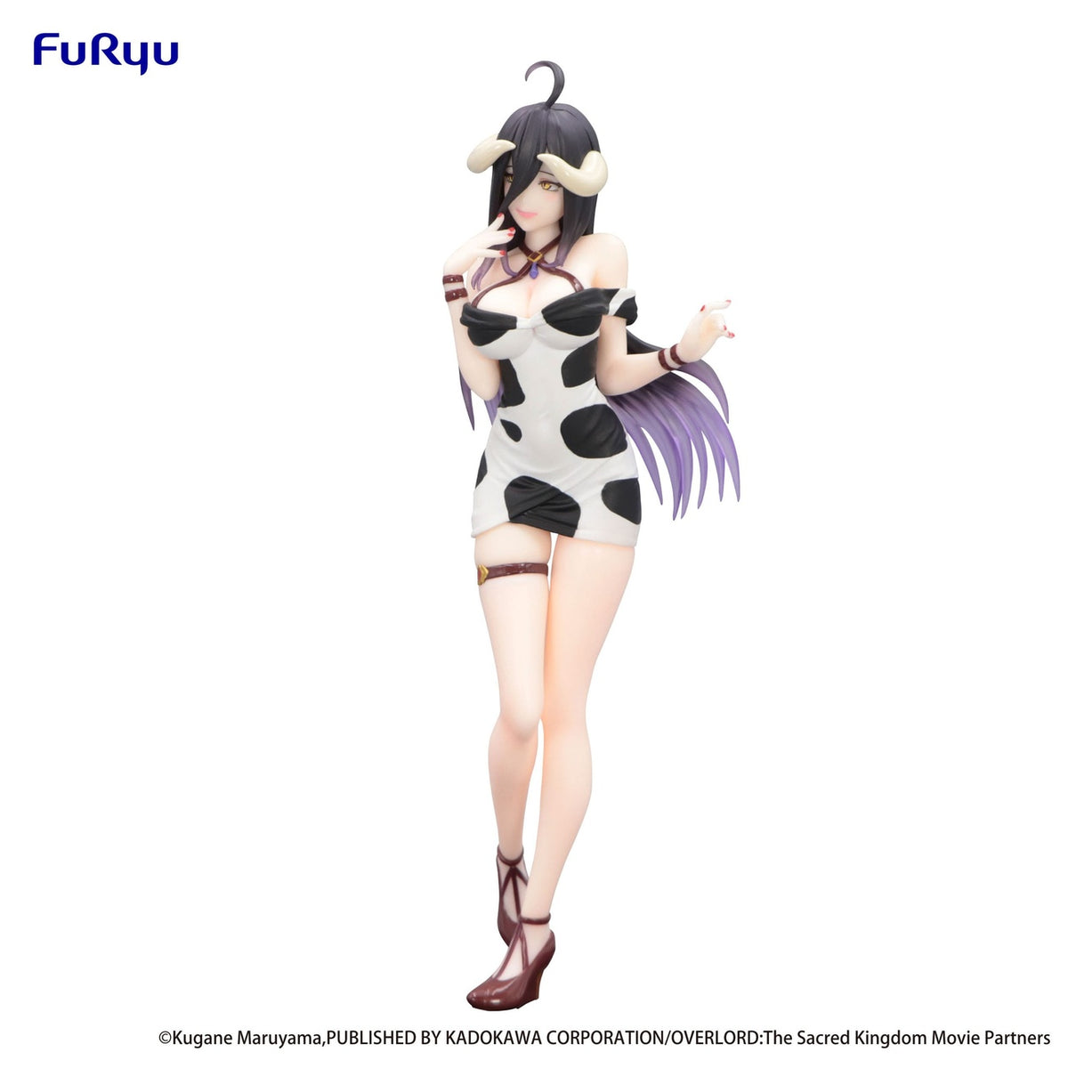 Produktbild Overlord Trio-Try-iT PVC Statue Albedo Mini Dress Cow Pattern Ver. 21 cm