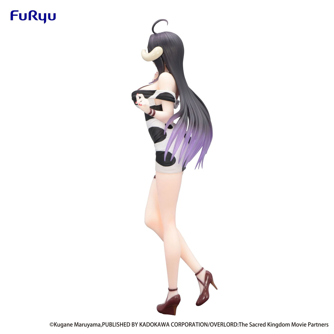 Produktbild Overlord Trio-Try-iT PVC Statue Albedo Mini Dress Cow Pattern Ver. 21 cm