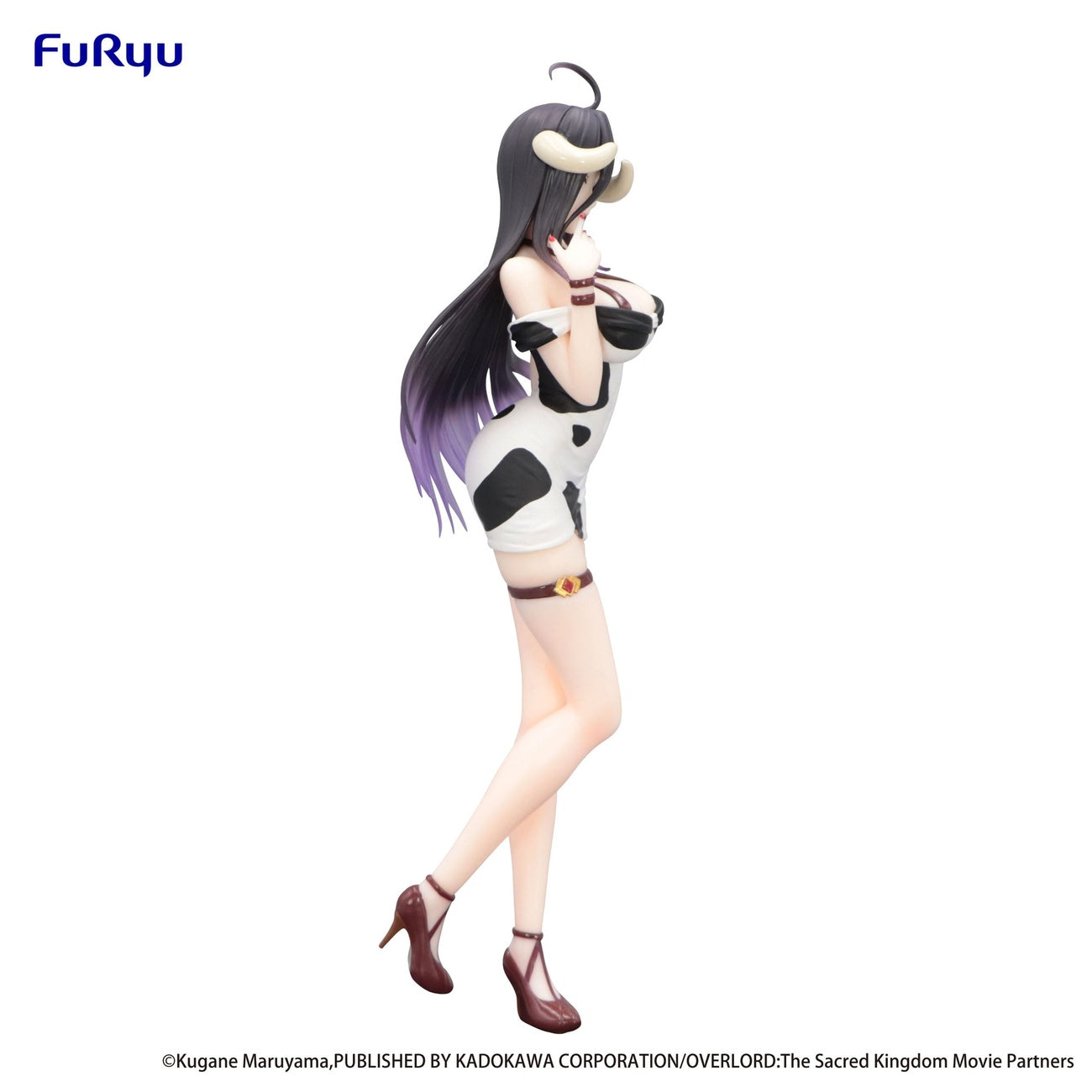 Produktbild Overlord Trio-Try-iT PVC Statue Albedo Mini Dress Cow Pattern Ver. 21 cm