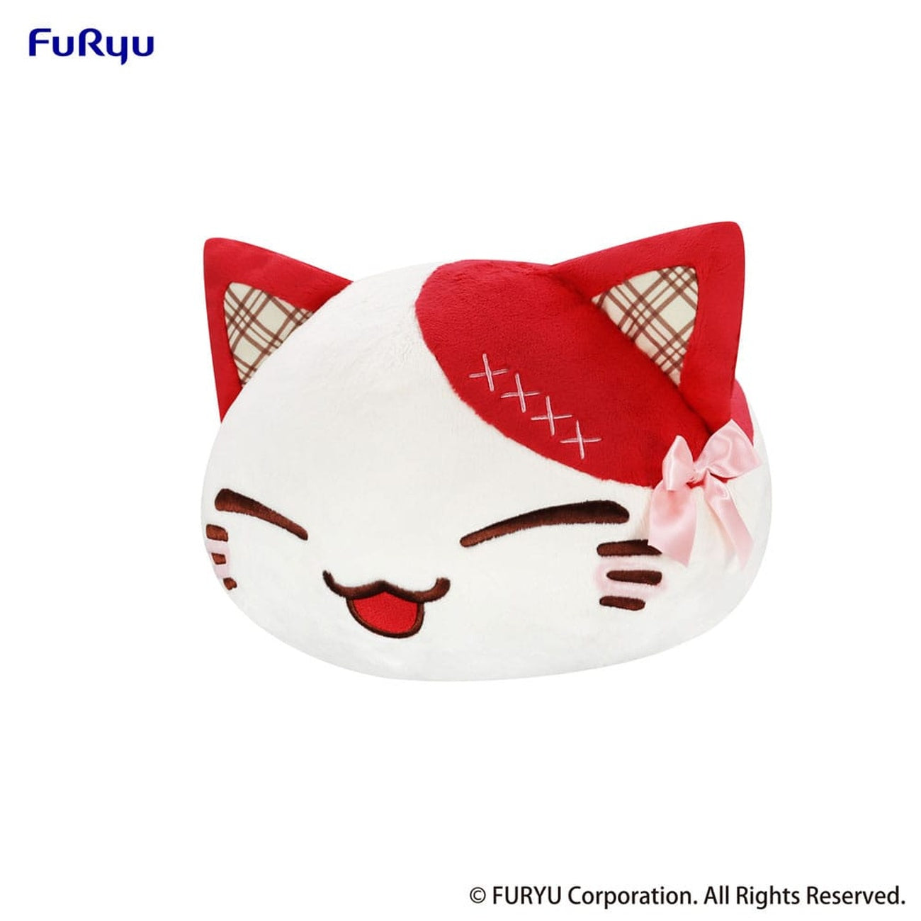 Produktbild Nemuneko Cat Sweet Big Plush Plüschfigur Red 35 cm