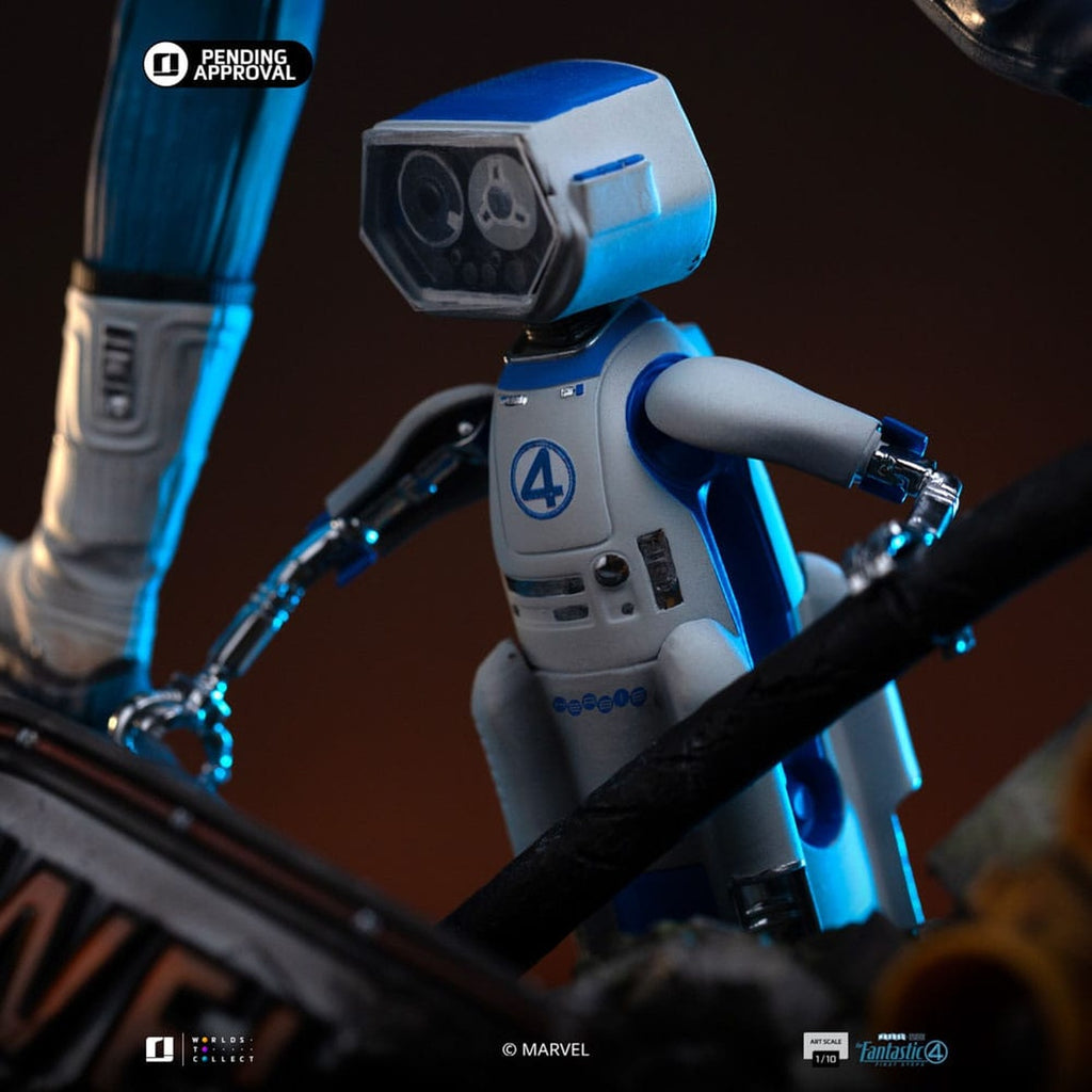 Produktbild Fantastic Four Art Scale Statue 1/10 Mr. Fantastic and H.E.R.B.I.E 26 cm