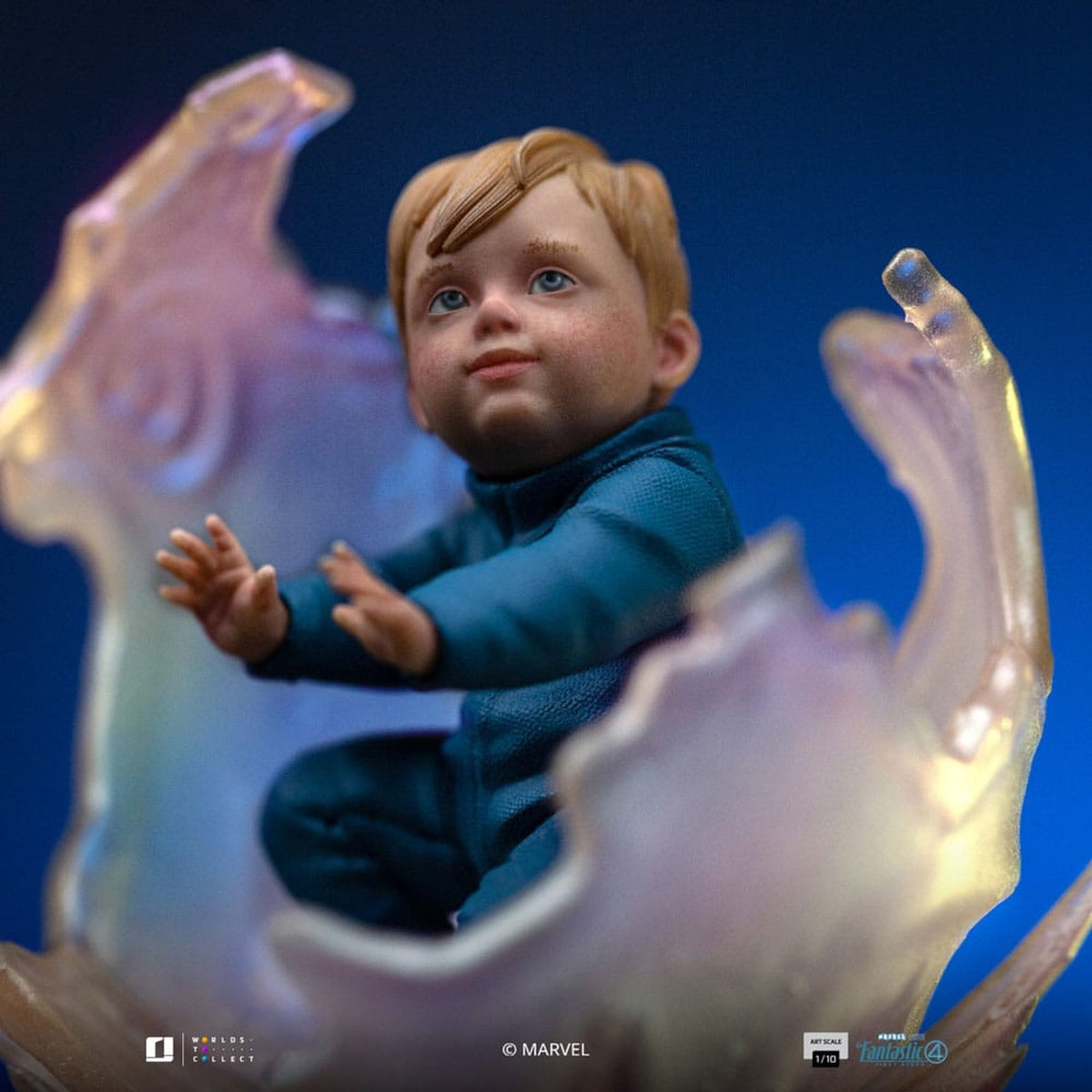 Produktbild Fantastic Four Art Scale Statue 1/10 Invisible Woman and Franklin 28 cm