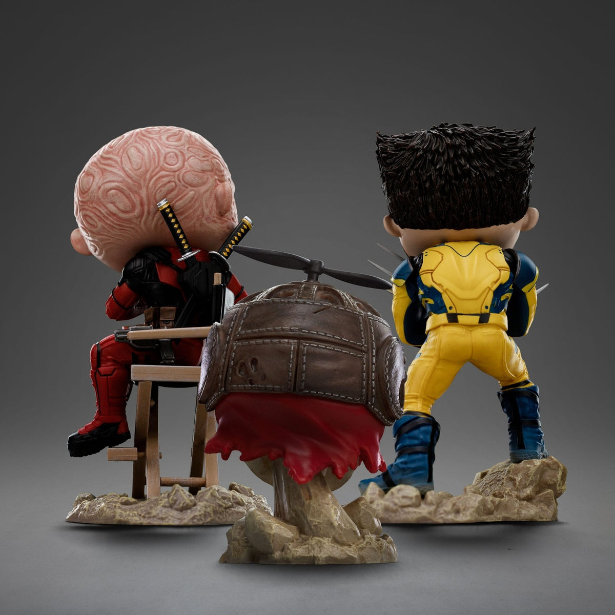 Produktbild Deadpool & Wolverine Mini Co. PVC Figur Deadpool Unmasked 13 cm